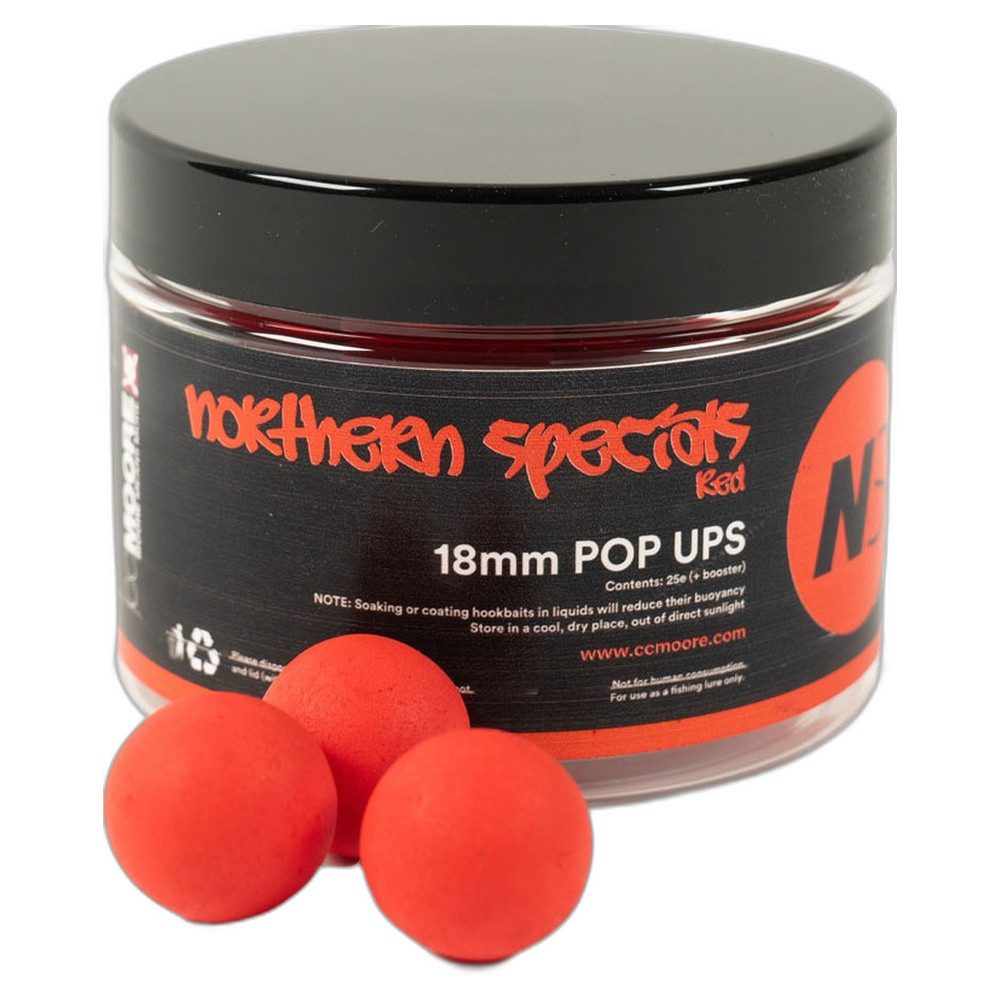 CC Moore Fischboilies NS1 Pop Ups Red 18mm (25)