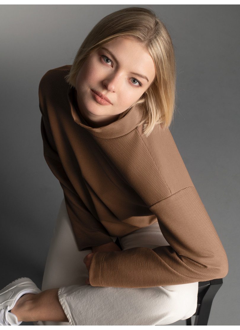 Trigema Sweatshirt TRIGEMA Sweatshirt mit Stehkragen günstig online kaufen