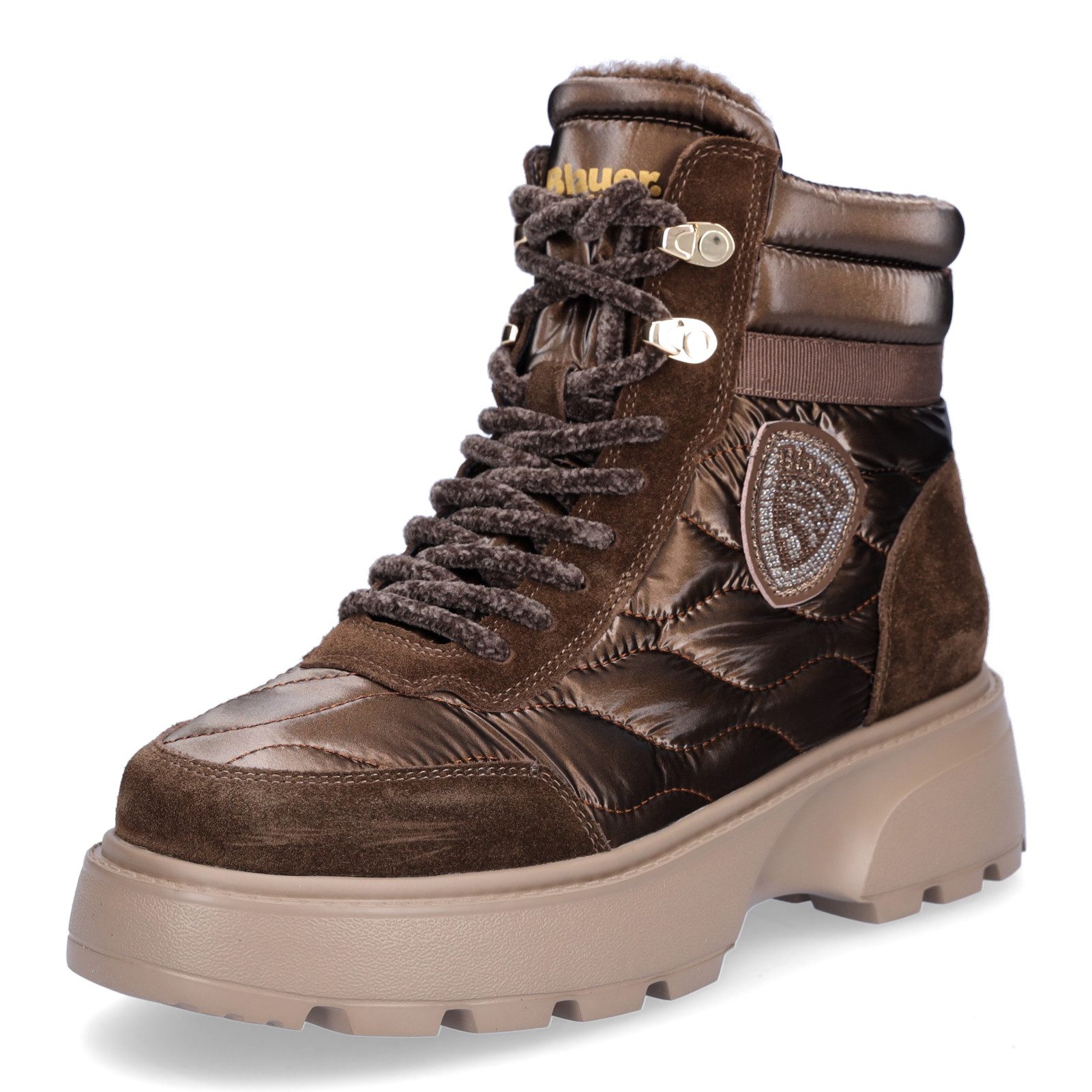 Blauer.USA Blauer Damen Schnürboot Blanca dunkelbraun Schnürboots
