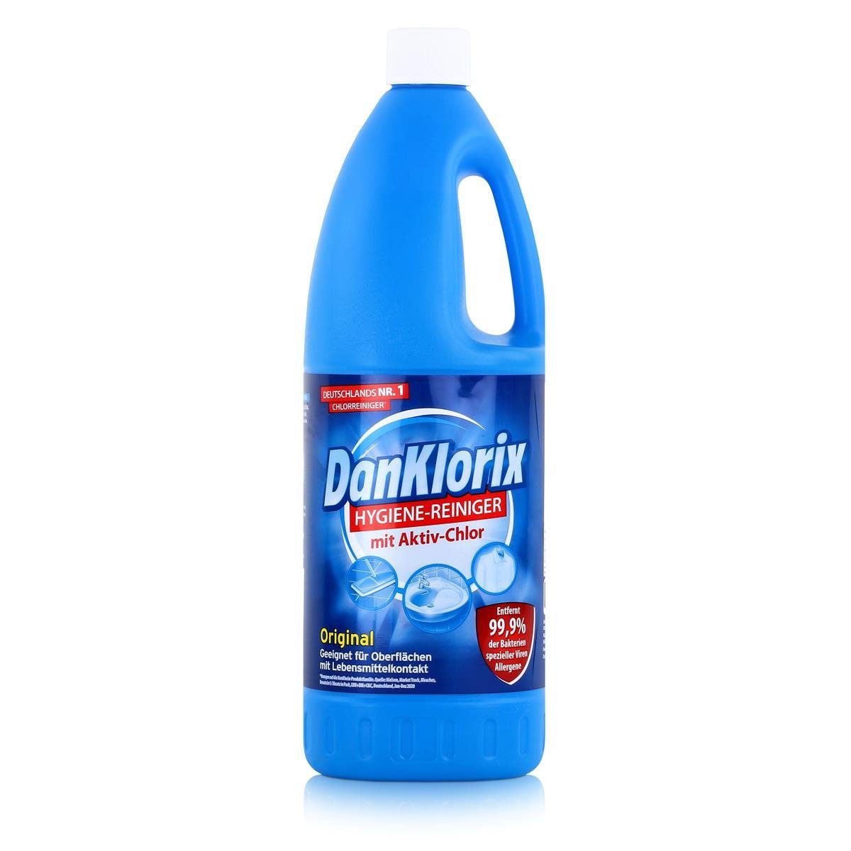 DanKlorix Hygiene-Reiniger 1,5L - Mit Aktiv-Chlor (1er Pack) Allzweckreiniger