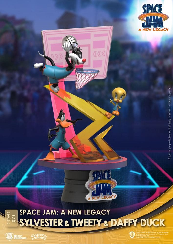 Beast Kingdom Toys Merchandise-Figur Space Jam: A New Legacy D-Stage Diorama Sylvester &Tweety & Daffy Duck