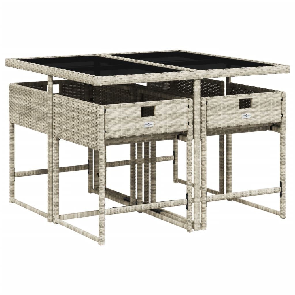 vidaXL Garten-Essgruppe 5-tlg. Garten-Essgruppe mit Kissen günstig online kaufen