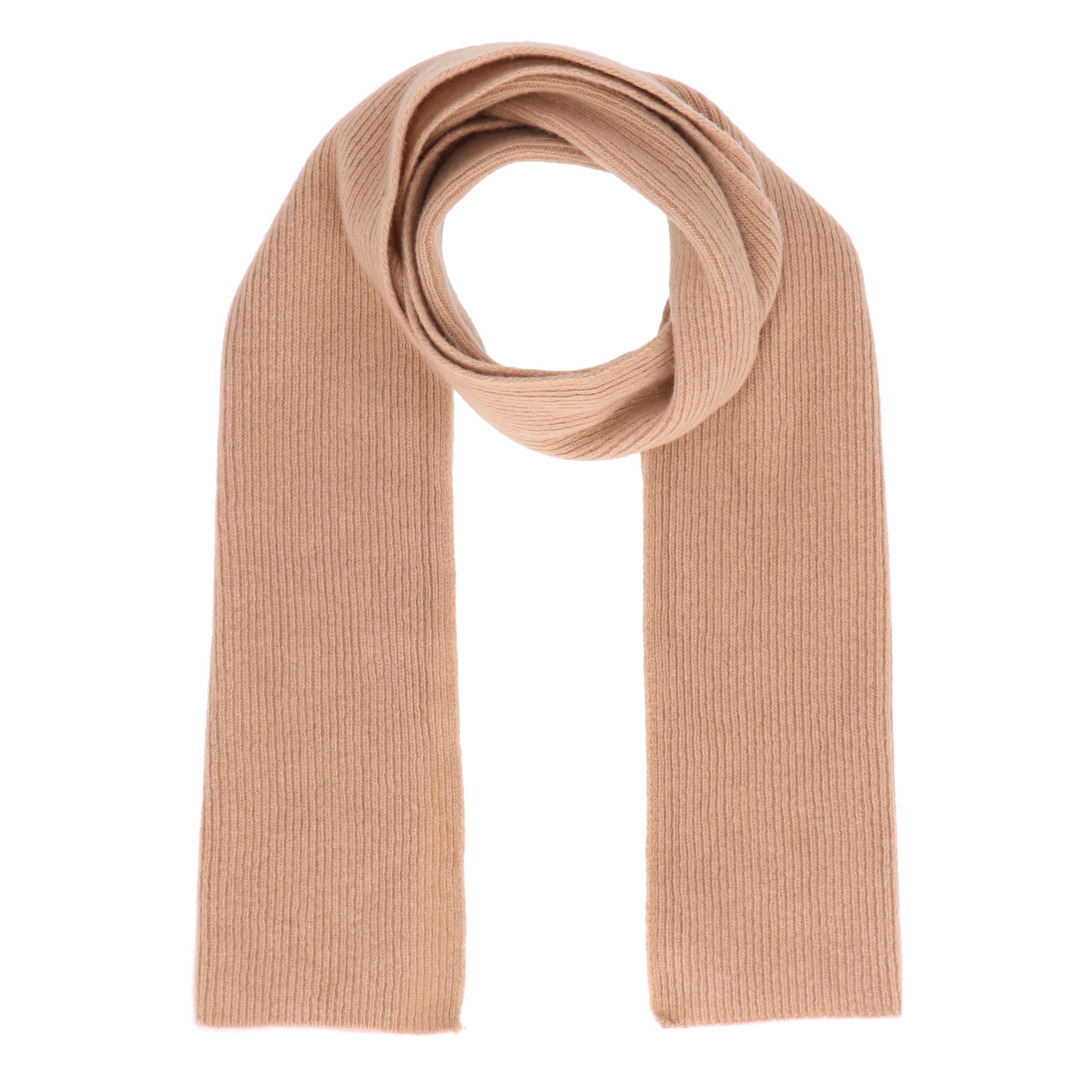 halsüberkopf Accessoires Strickschal mit feiner Rippe aus extra feiner Merinowolle, Made in Germany!