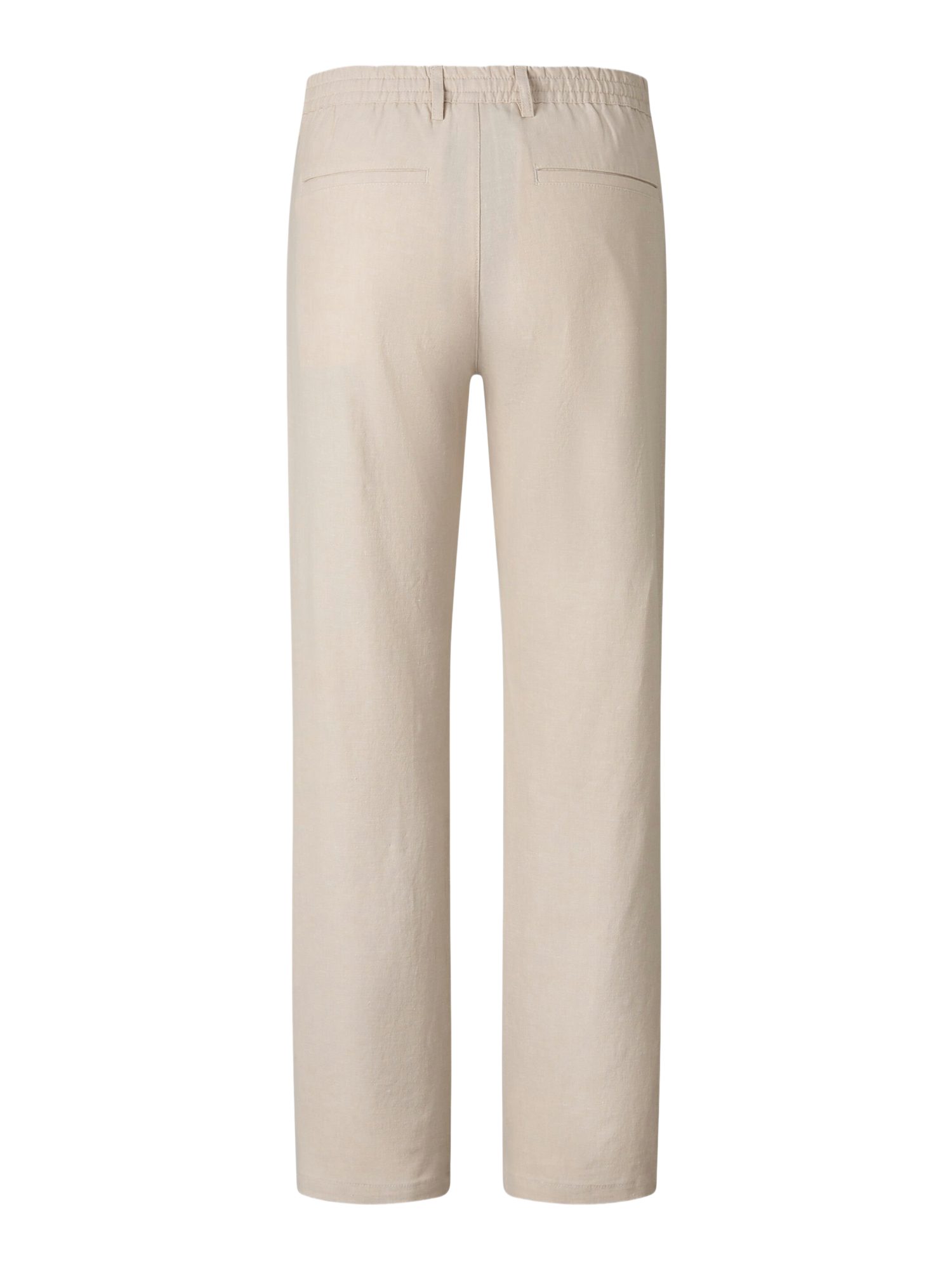 BOGNER Stoffhose natur,Casual,Leinen,Unifarben,Regular Fit,Mittel