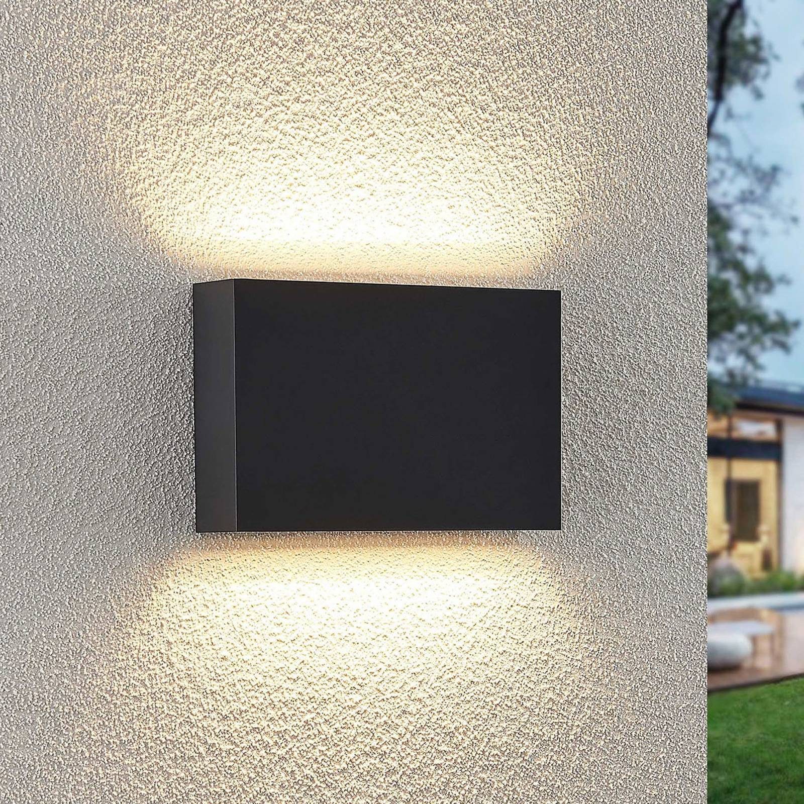 Lindby Außen-Wandleuchte Jarte, LED 10,8 W gesamt, warmweiß