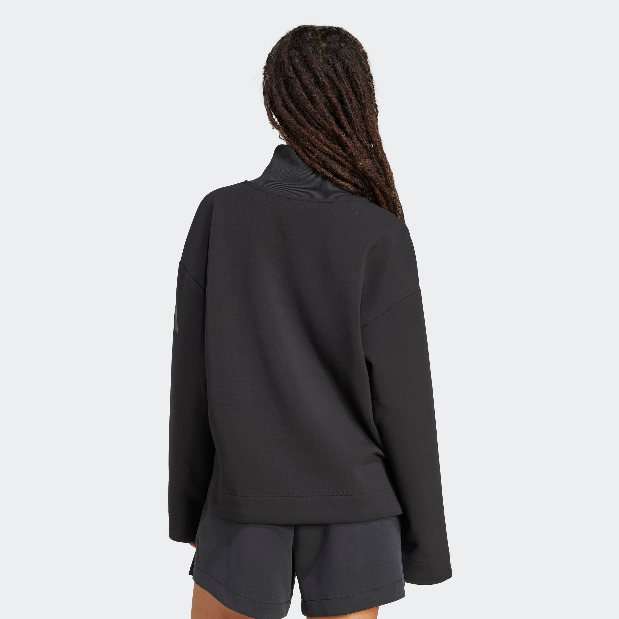 adidas Sportswear Sweatjacke SOFT LUX, REISSVERSCHLUSS BIS ZUR BRUST