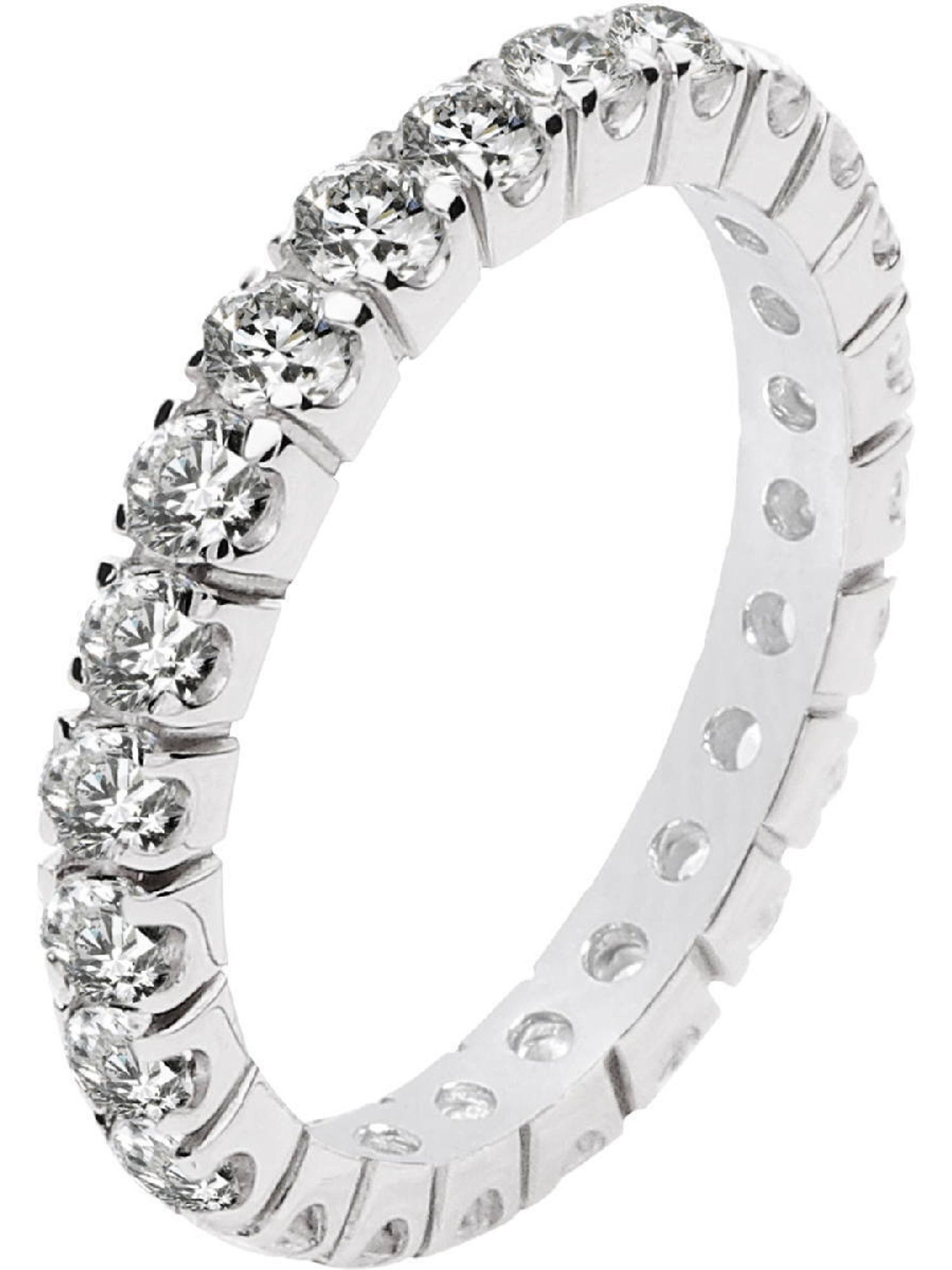 CHRIST Silberring CHRIST Damen-Ring 925er Silber, recycelt Zirkonia, Zirkonia