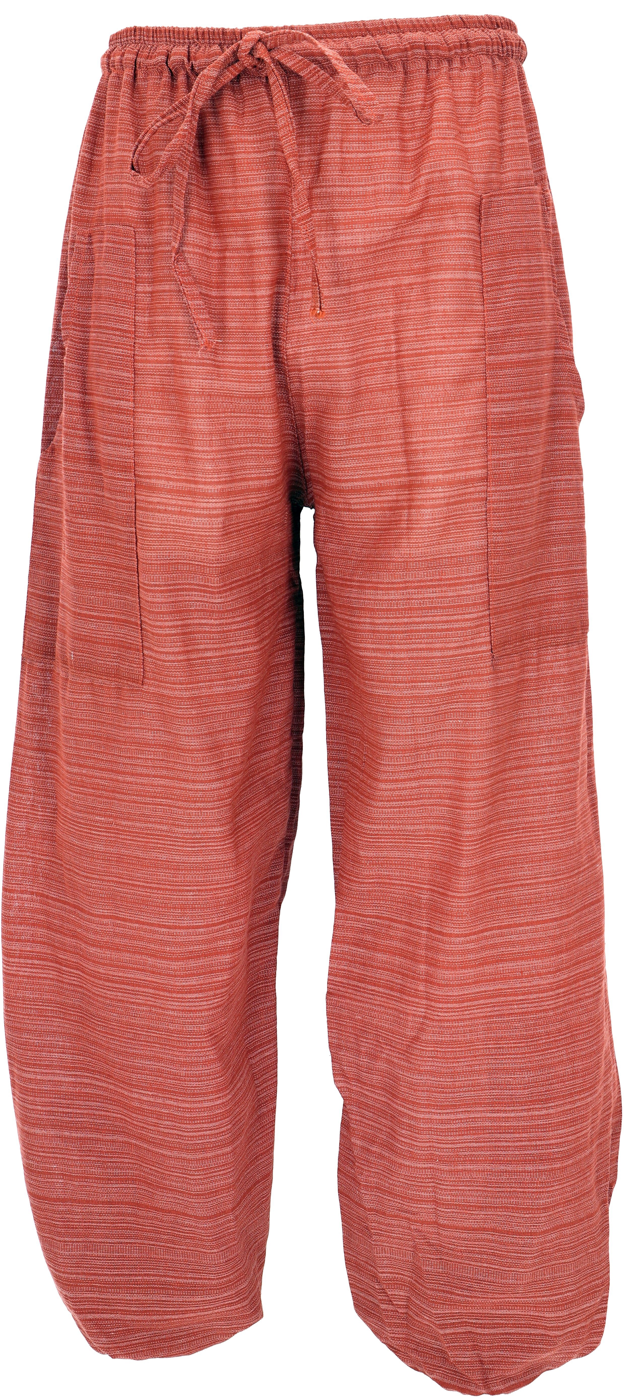 Hose, Hippie, Hose,.. Leichte rostorange Chi Yogahose, Thai Bekleidung Goa Relaxhose Guru-Shop alternative Style, Ethno