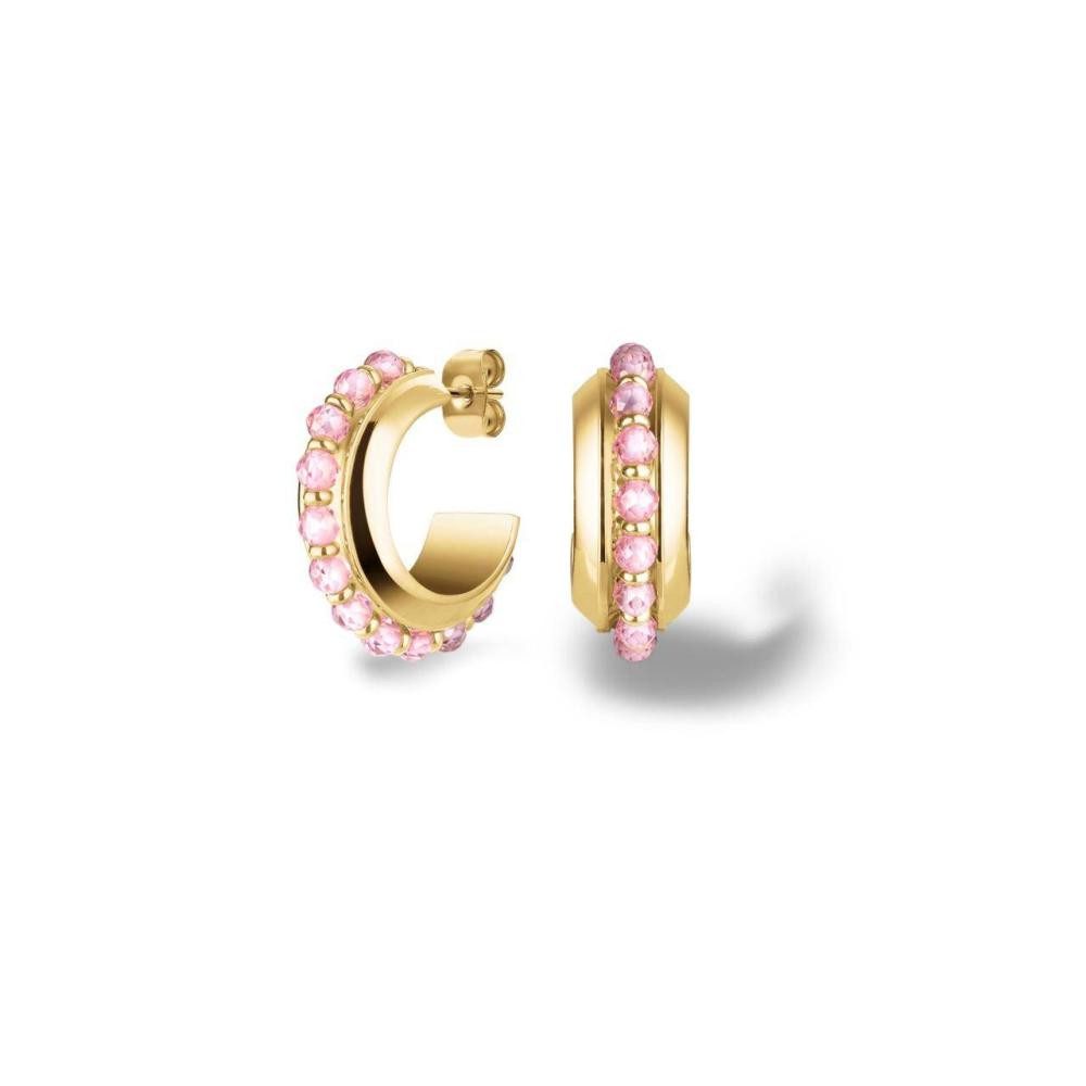 ROSEFIELD Ohrring-Set ROSEFIELD Damen Серьги Gold Rosa Steine