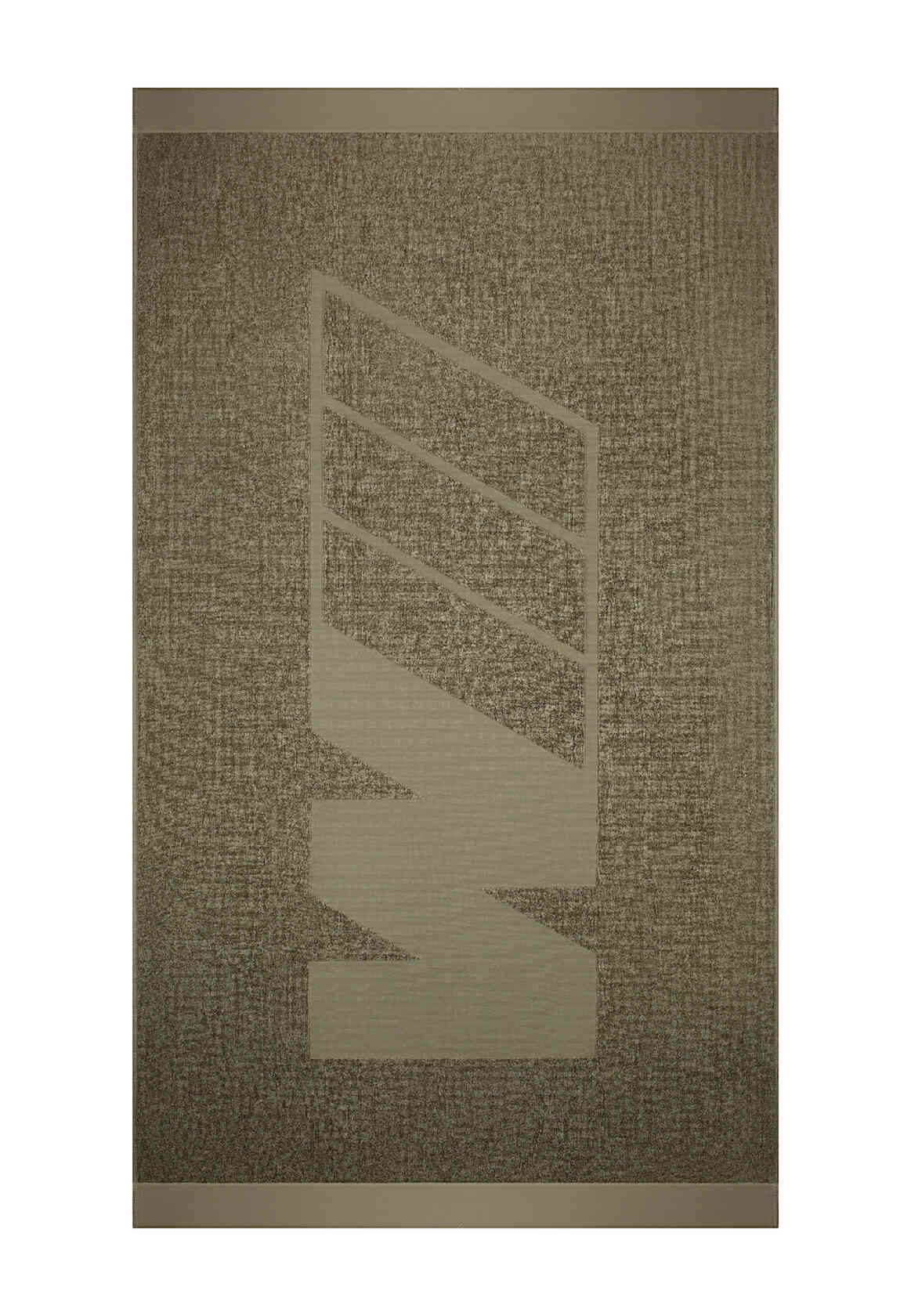 BMW Strandtuch BMW M Strandtuch grün beige Bio-Baumwolle 100 x 180cm 80165B5F607, (1-St)