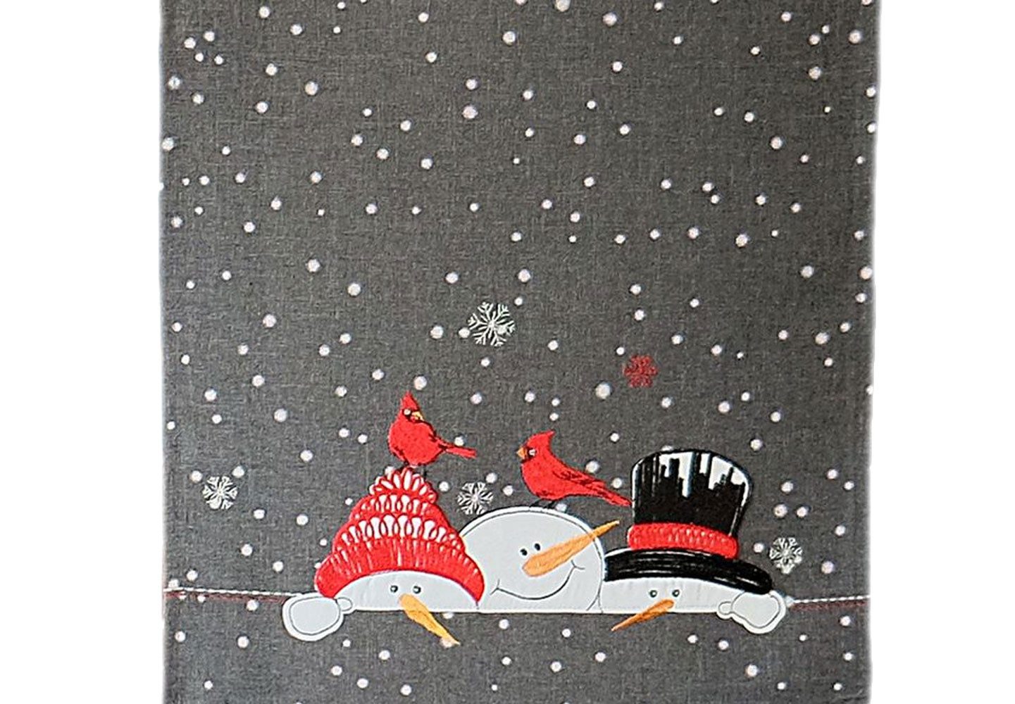 Tischdecke Tischläufer Stickerei Kantengucker Winter Weihnachten