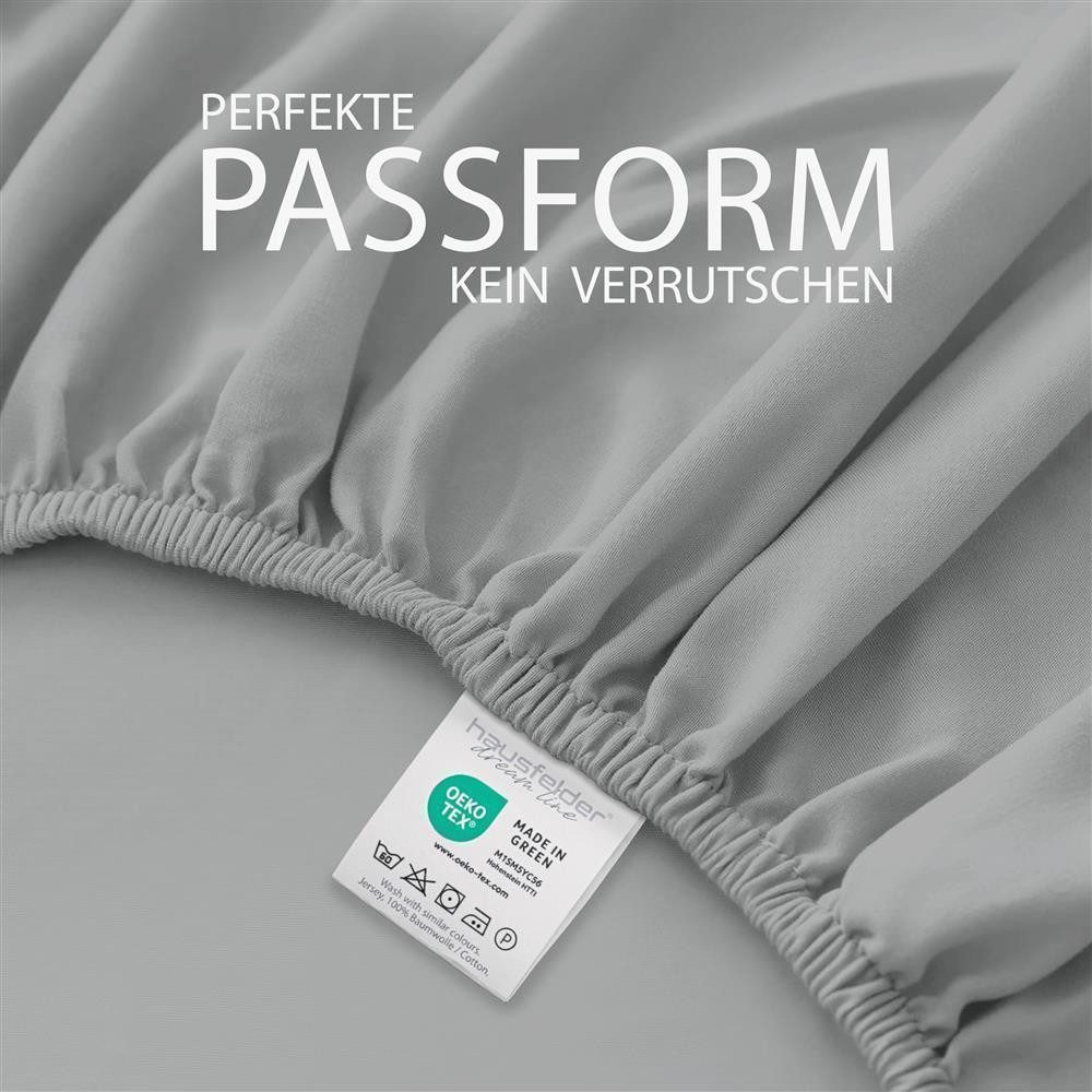 Hausfelder Spannbettlaken Topper Bettlaken 180//200x200 cm, bis 40cm Matrat günstig online kaufen