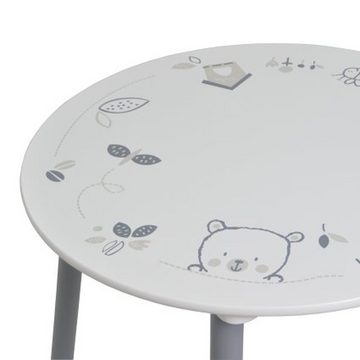 möbelando Kindertisch Bear, in weiss/grau. Abmessungen (BxHxT) 60x50x60 cm
