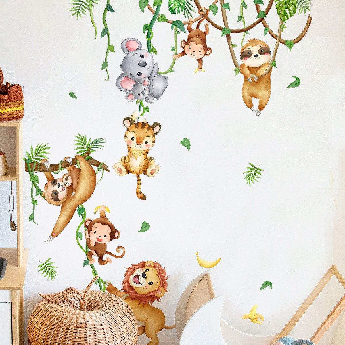 Coonoor Wandsticker Kinderzimmer Türsticker, Babyzimmer Schlafzimmer Türaufkleber – Bild 3 von 5