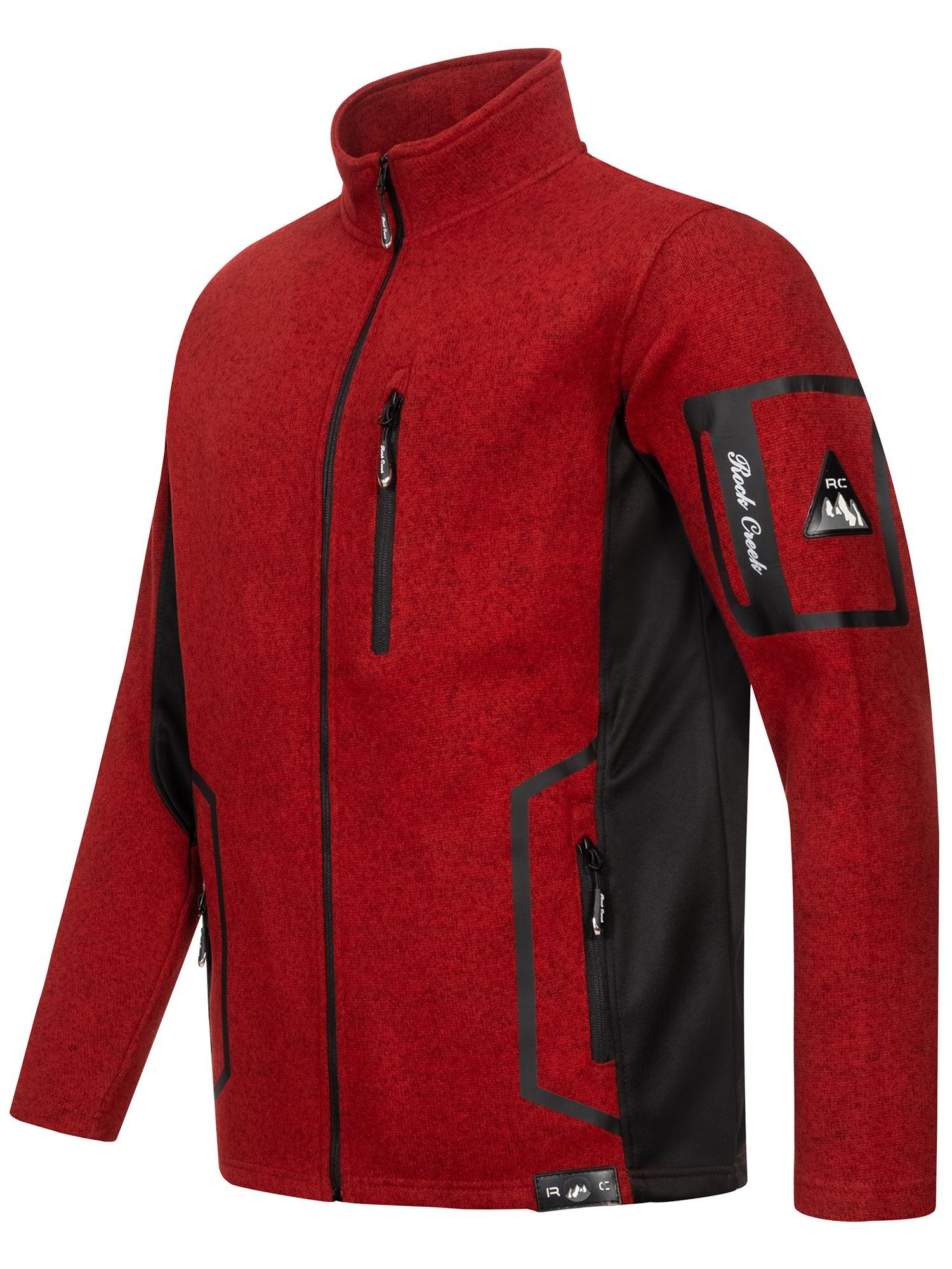 Rock Creek Fleecejacke Herren Fleecejacke Übergangsjacke günstig online kaufen