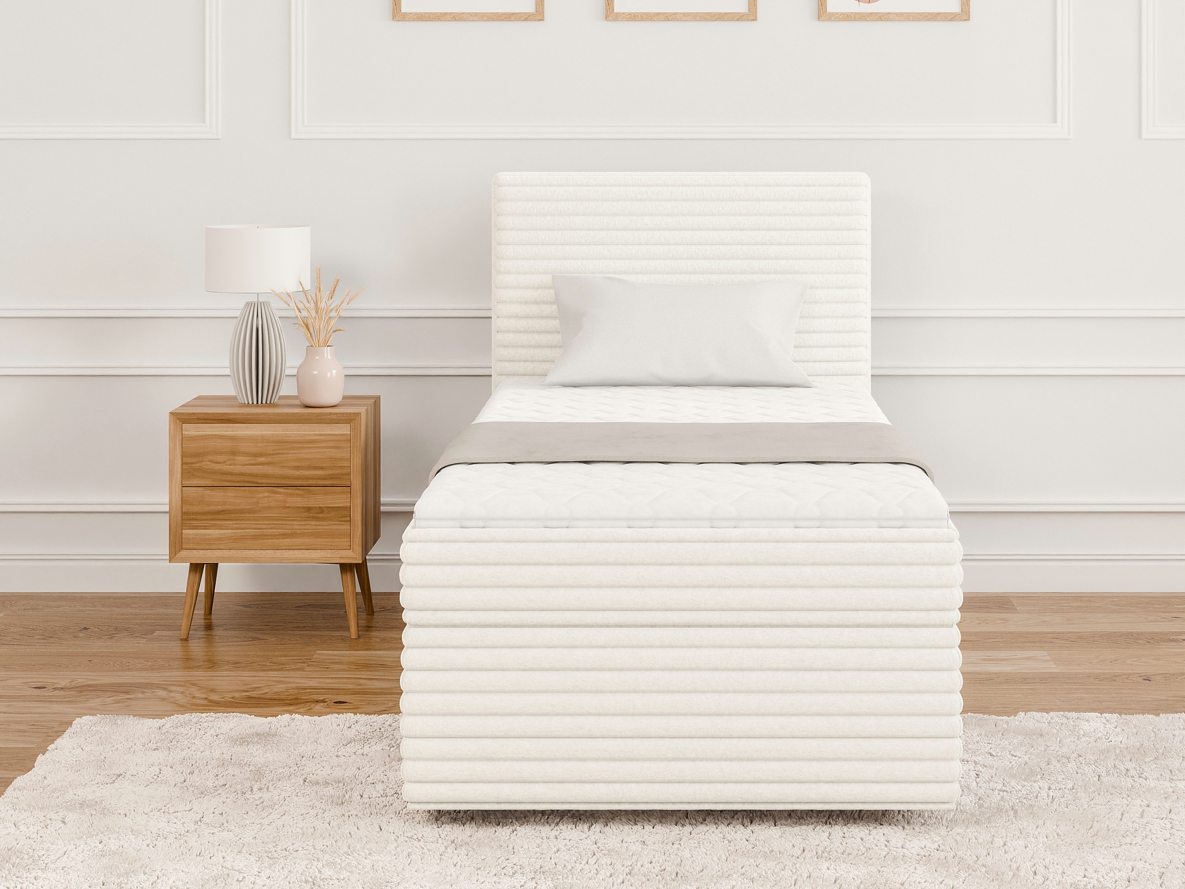 S-Style Möbel Boxspringbett Jasper mit Topper günstig online kaufen