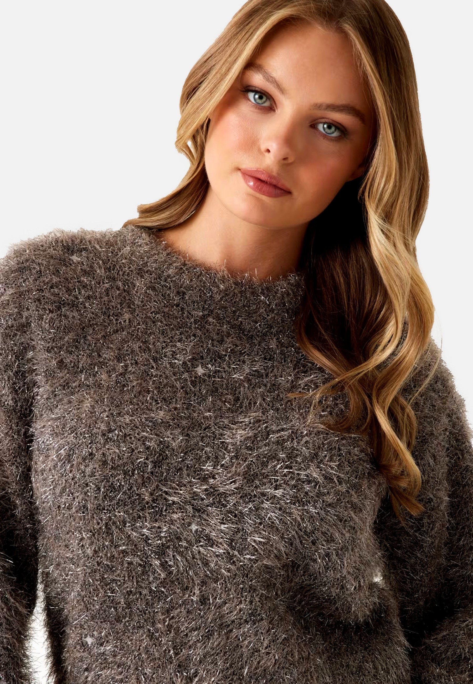 Guess Strickpullover Pullover Kira Strickpullover R-Neck (1-tlg)