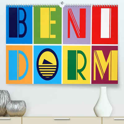 CALVENDO Wandkalender Benidorm (Premium, hochwertiger DIN A2 Wandkalender 2023, Kunstdruck in Hochglanz)