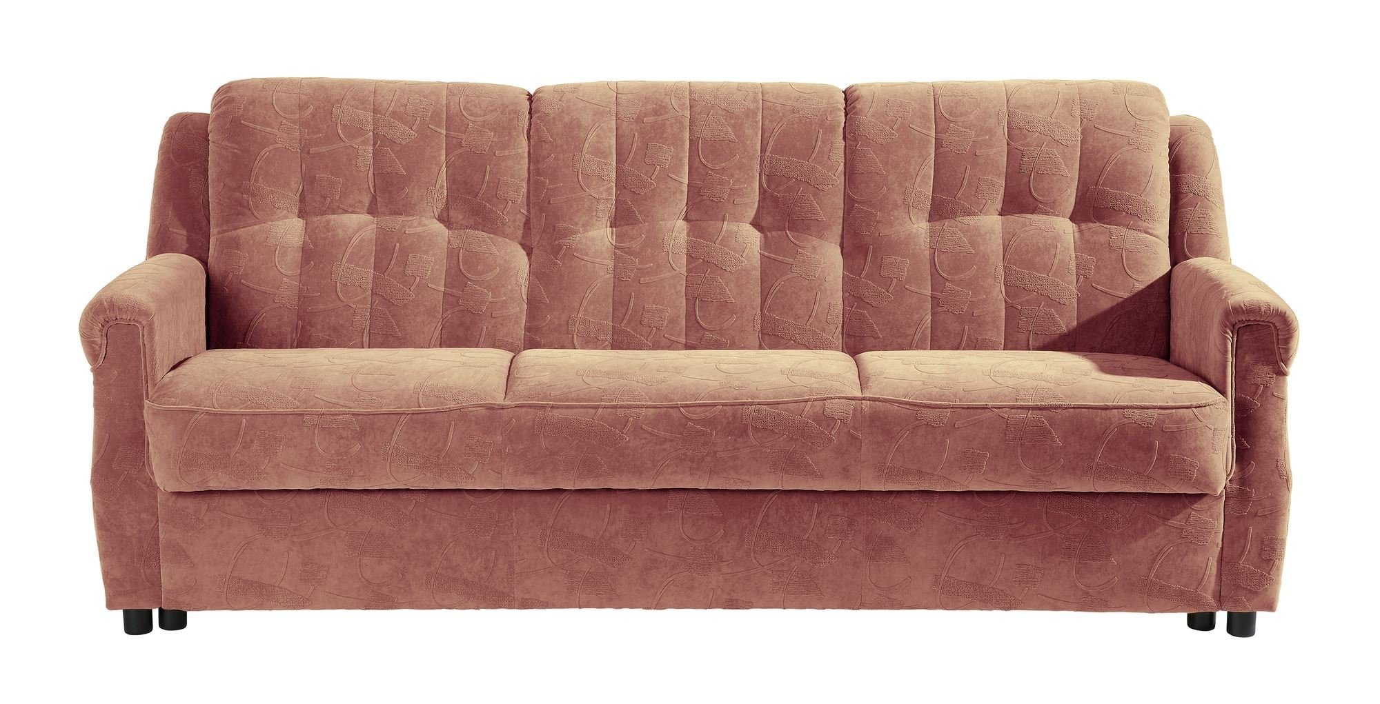 Microf, inkl. Teile, hochwertig 58 Karuna Kessel Bettfunktion Sofa verarbeitet,bequemer aufm Bezug Sitz Sofa Kostenlosem Sparpreis Versand 3-Sitzer 1 mit