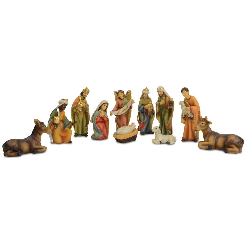 RIFFELMACHER & WEINBERGER Krippenfigur Set "Holzdesign" 8-11 cm, 11-tlg. - günstig online kaufen