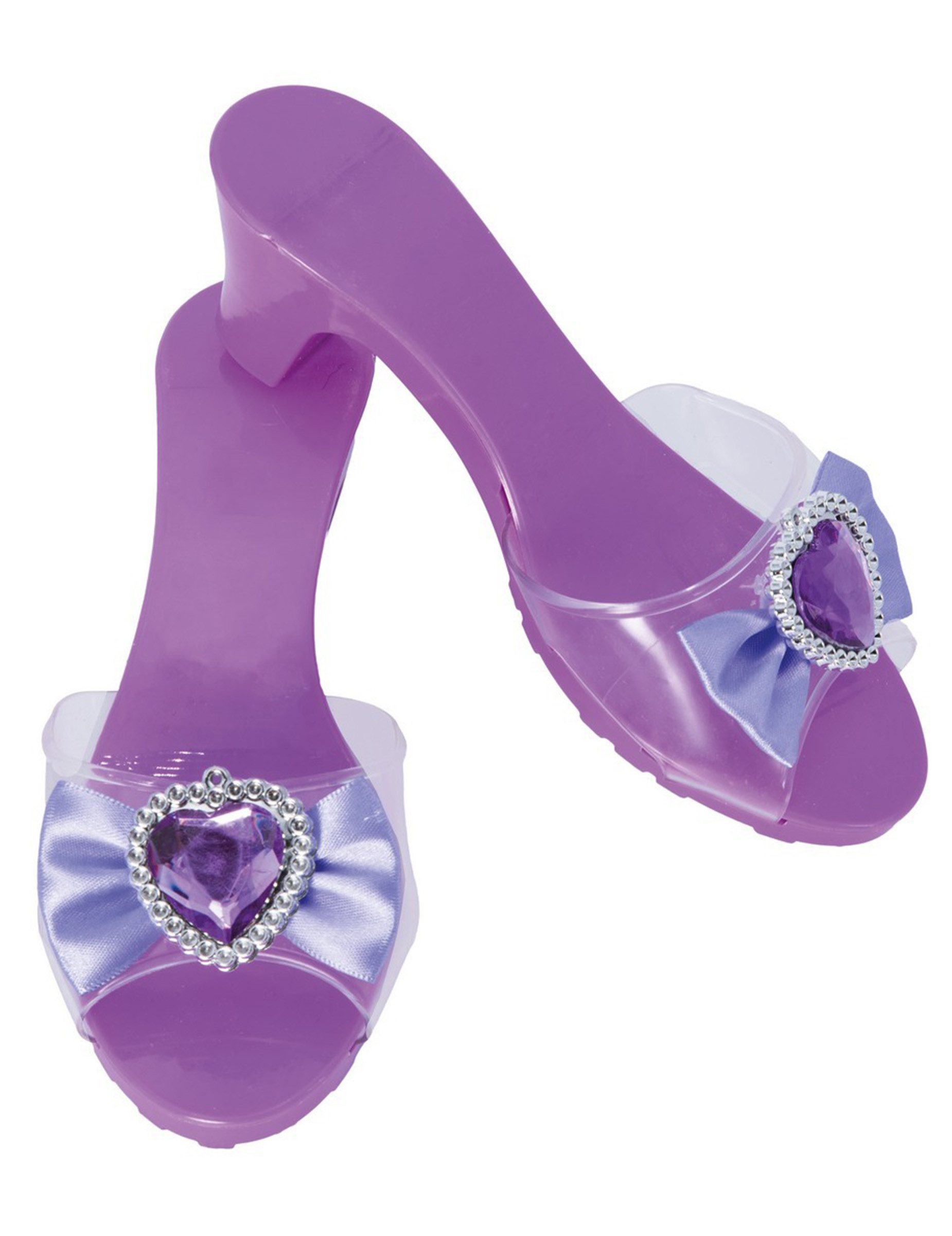 p`tit clown Kostüm Prinzessinnenschuhe violett Kinder