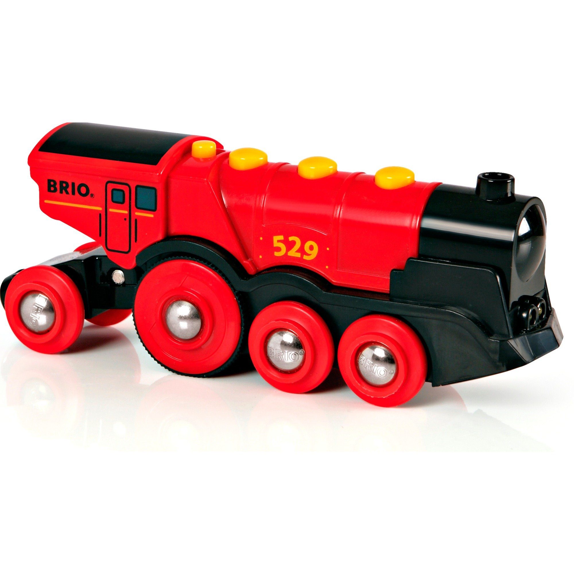 BRIO® Spielzeugeisenbahn-Set BRIO World World Rote Lola Batterielok