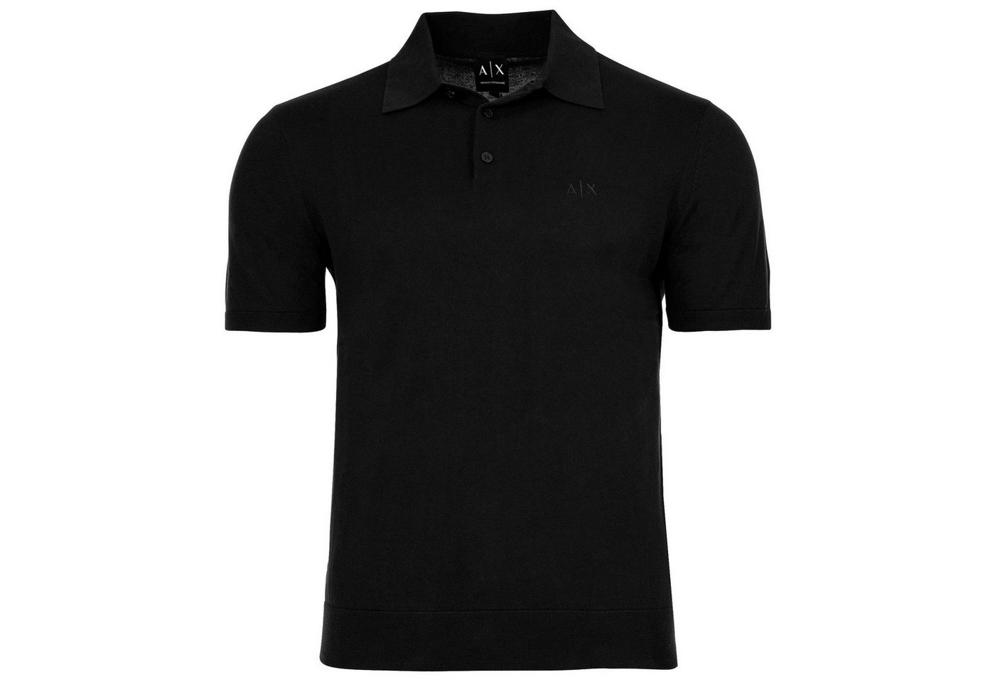 ARMANI EXCHANGE Poloshirt Herren Poloshirt 1er Pack Baumwolle KNIT POLO (Packung, 1er Pack)