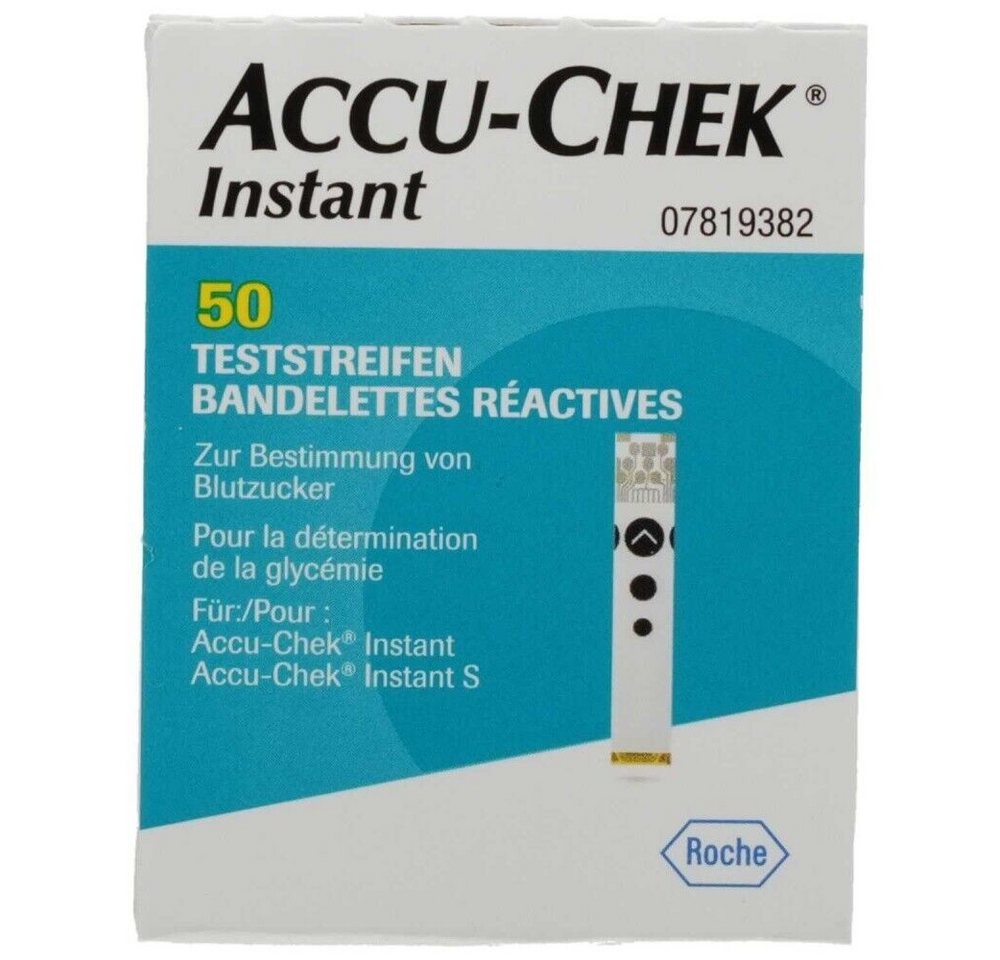 ACCU-CHECK Blutzucker-Teststreifen ACCU-CHEK Instant Teststreifen 50 St PZN 4015630067114