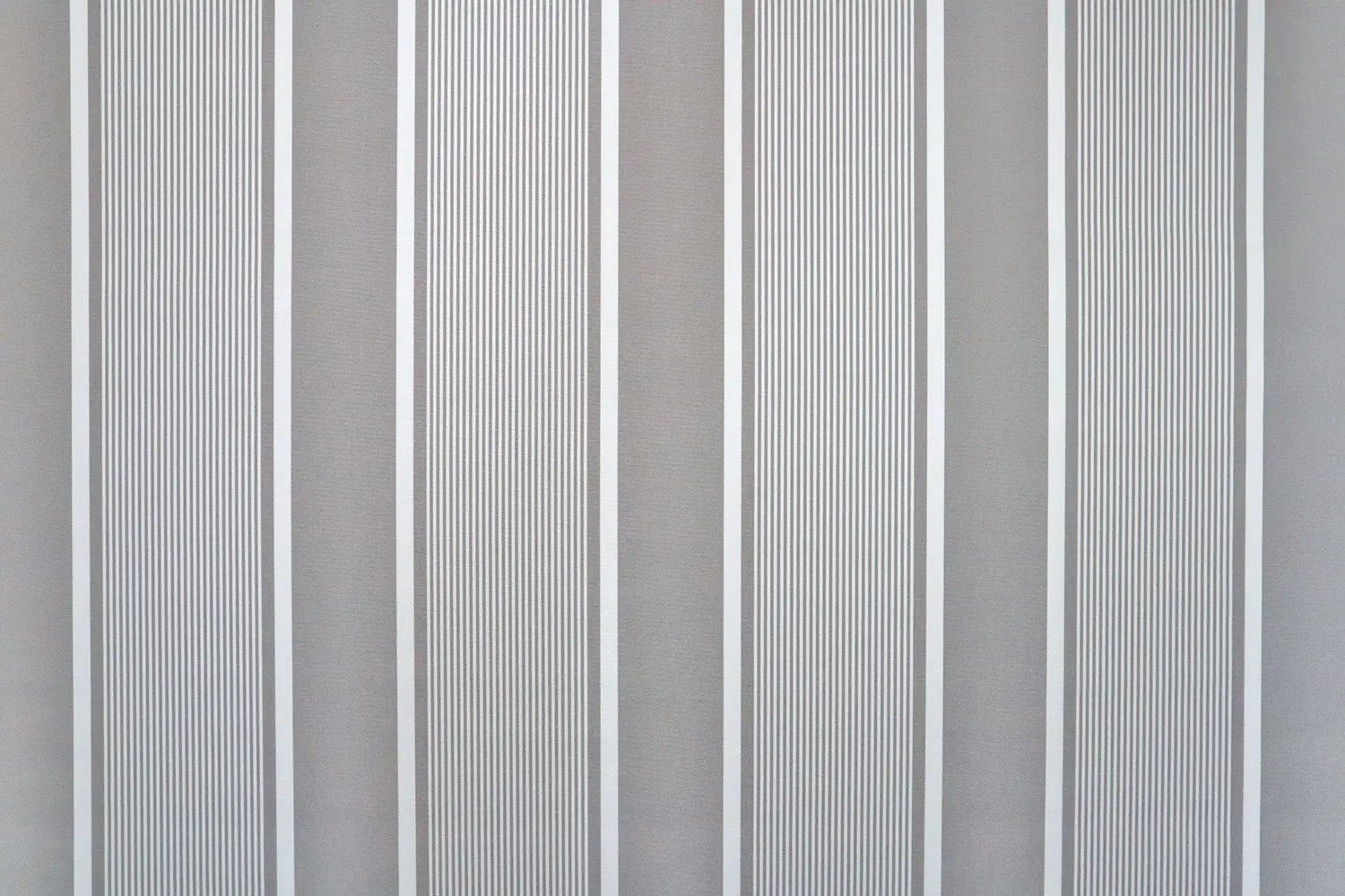 Stofferia Stoff Outdoorstoff Dralon Teflon Streifen Klassisch Grau, Meterware