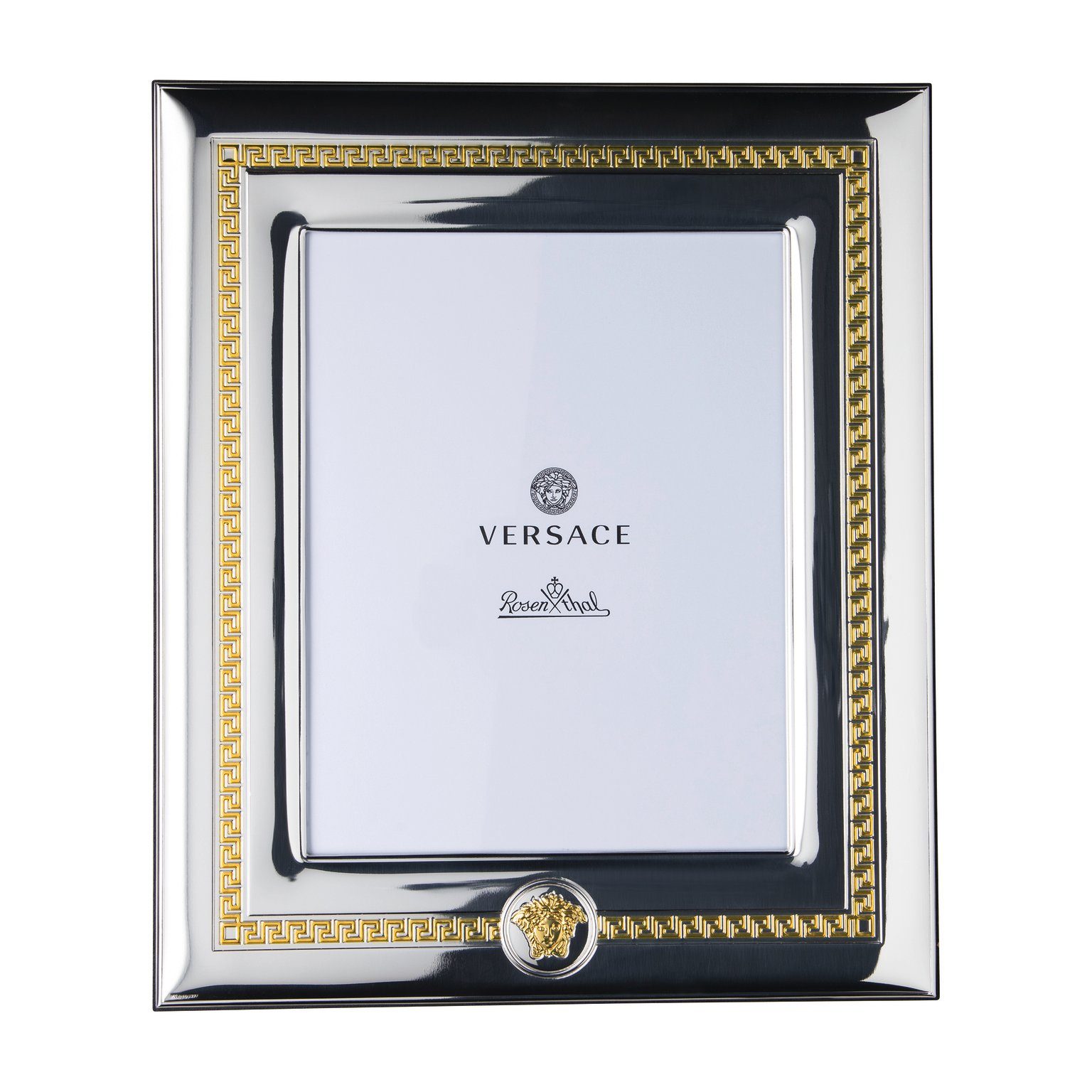 Rosenthal meets Versace Bilderrahmen Frames VHF6 Silber/Gold 20x25cm