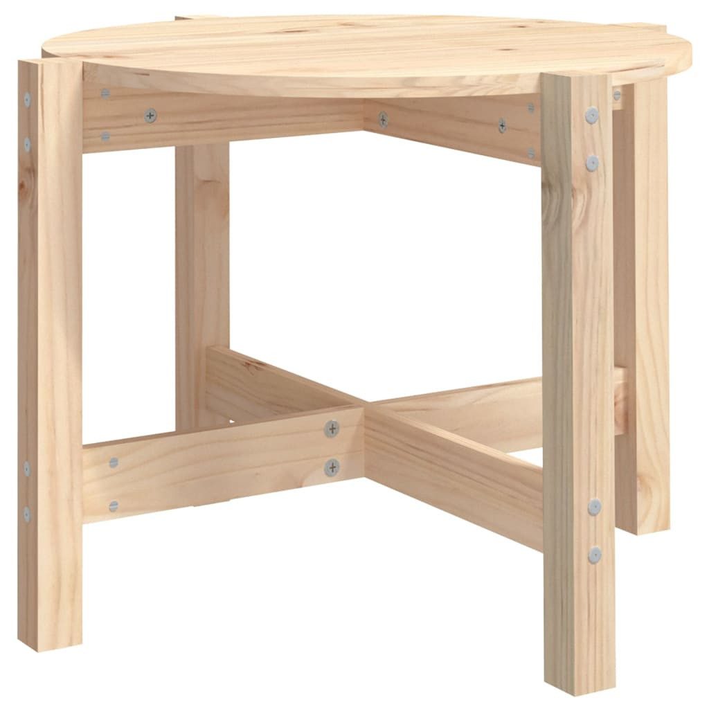 Couchtisch Couchtisch Ø 62,5x45 cm Massivholz Kiefer