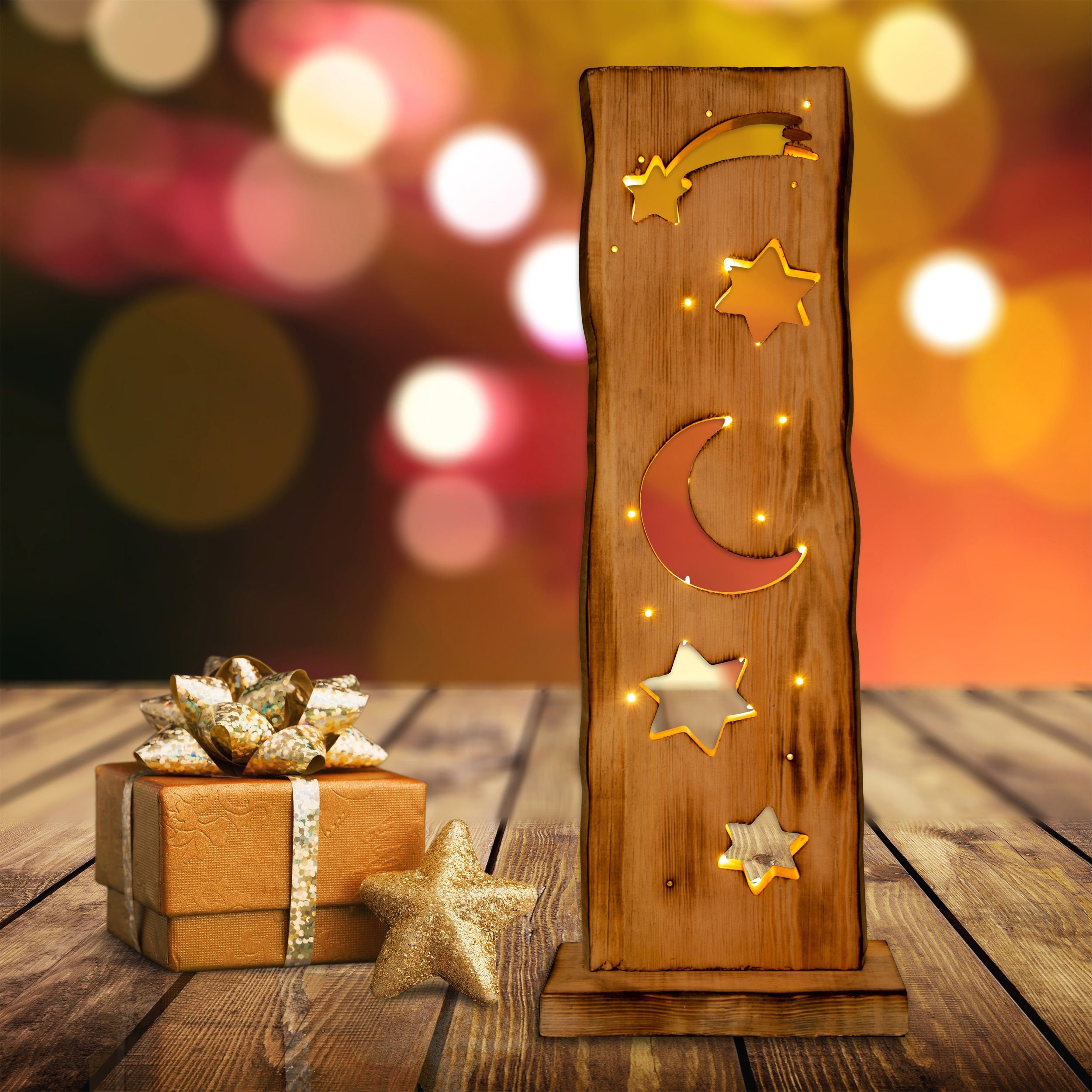 näve LED Dekoobjekt Light Moon/Stars, Ein-/Ausschalter, günstig online kaufen