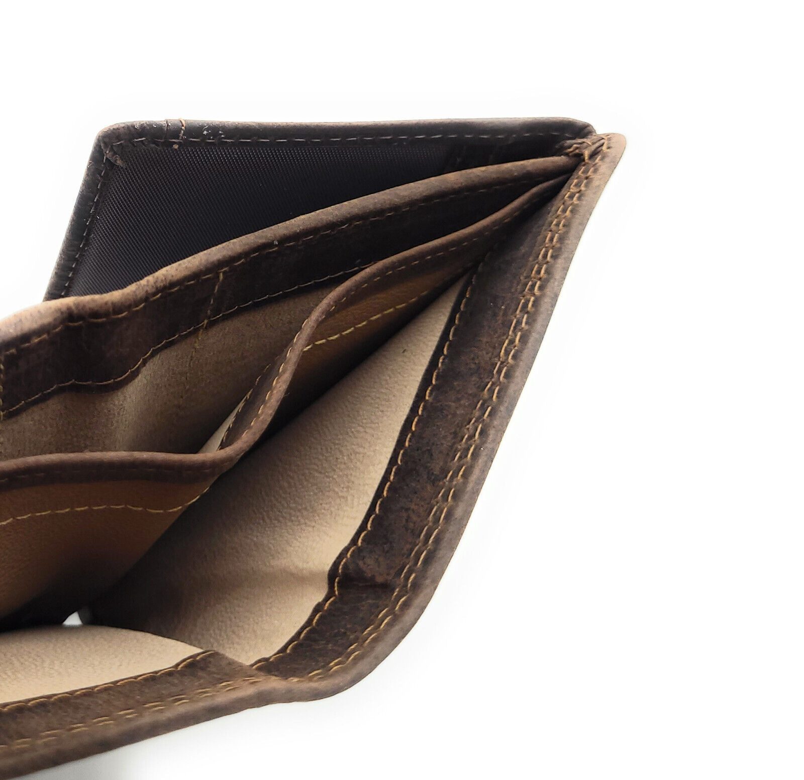 JOCKEY CLUB Mini Geldbörse kleines echt Leder Portemonnaie, Geldbeutel mit RFID Schutz, Scheinfächer aus Veloursleder