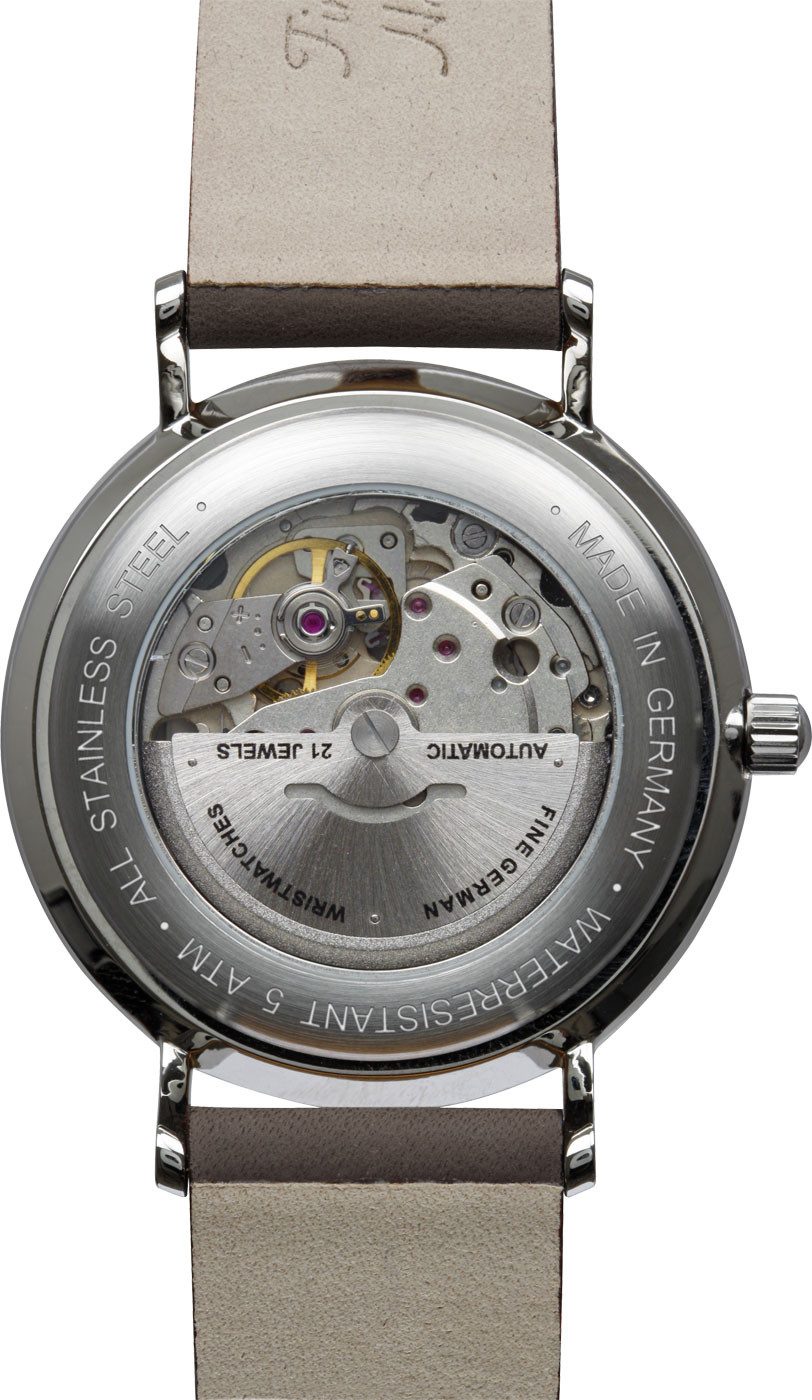 bauhaus Quarzuhr Herrenuhr Automatik Edelstahl - Bauhaus Modell: 2162-2