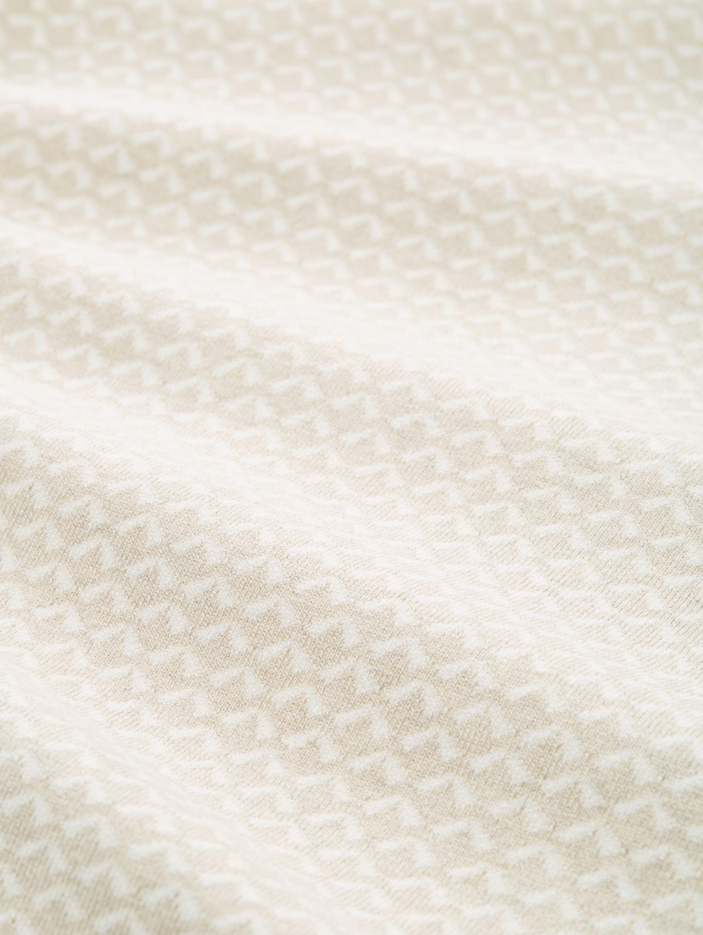 TOM TAILOR Strickpullover mit All-Over Print