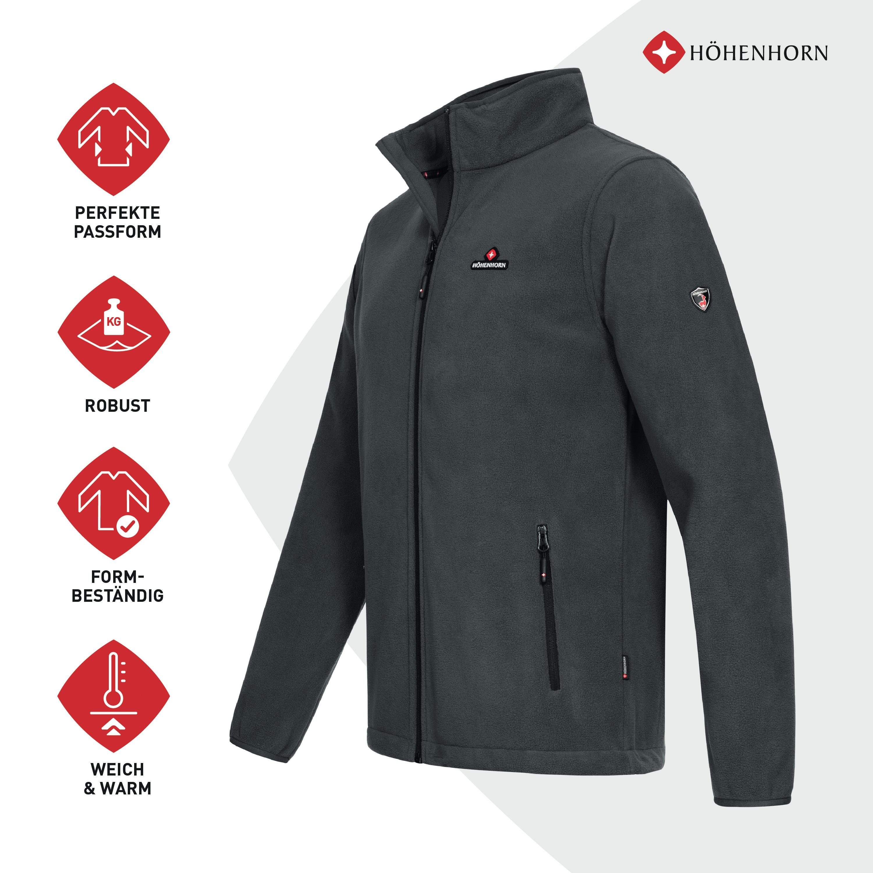 Höhenhorn Fleecejacke Badus Herren Fleece Jacke für Männer Outdoor Freizeit günstig online kaufen