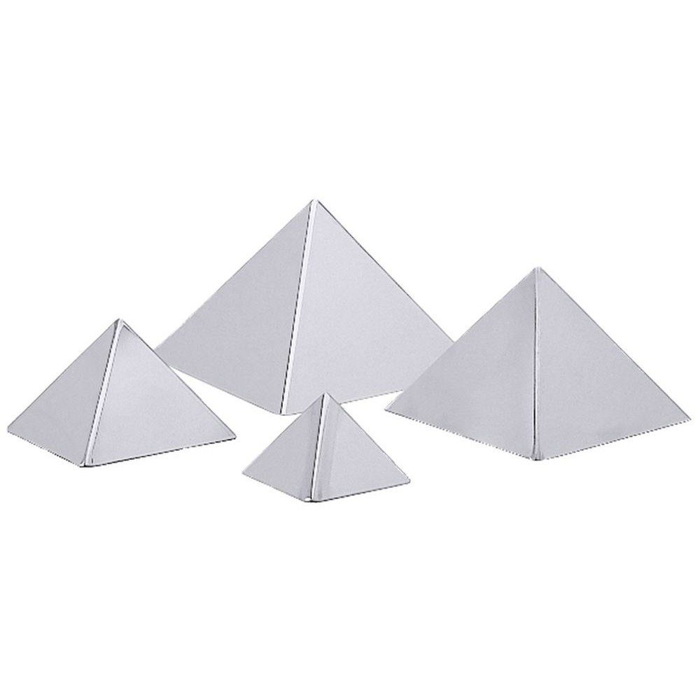 Contacto Servierschale, Edelstahl, (1-tlg), Pyramide, Fläche 12 x 12 cm, für einen Inhalt von 0.4 Liter