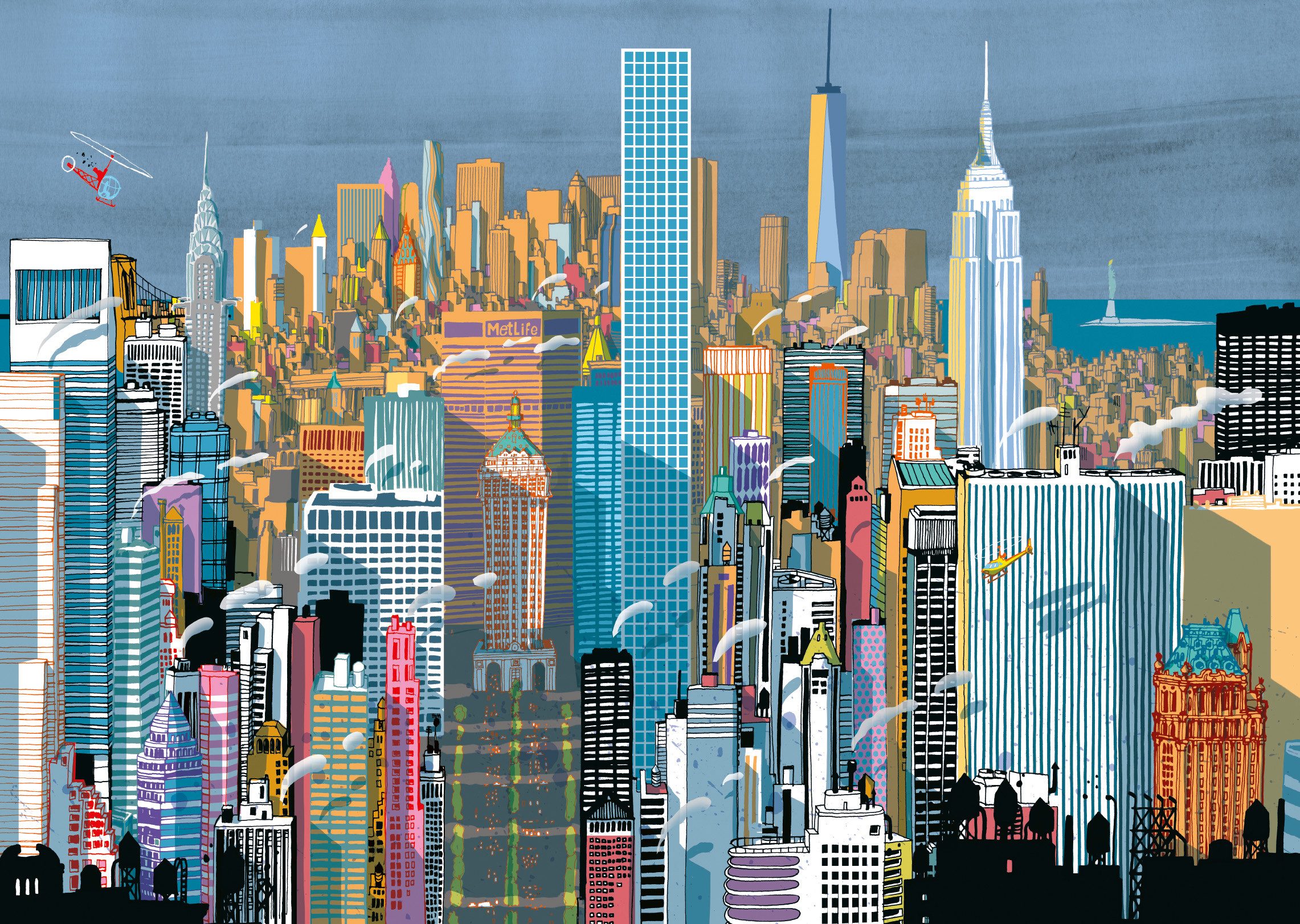 Ravensburger Puzzle I am New York, 1000 Puzzleteile, Made in Germany