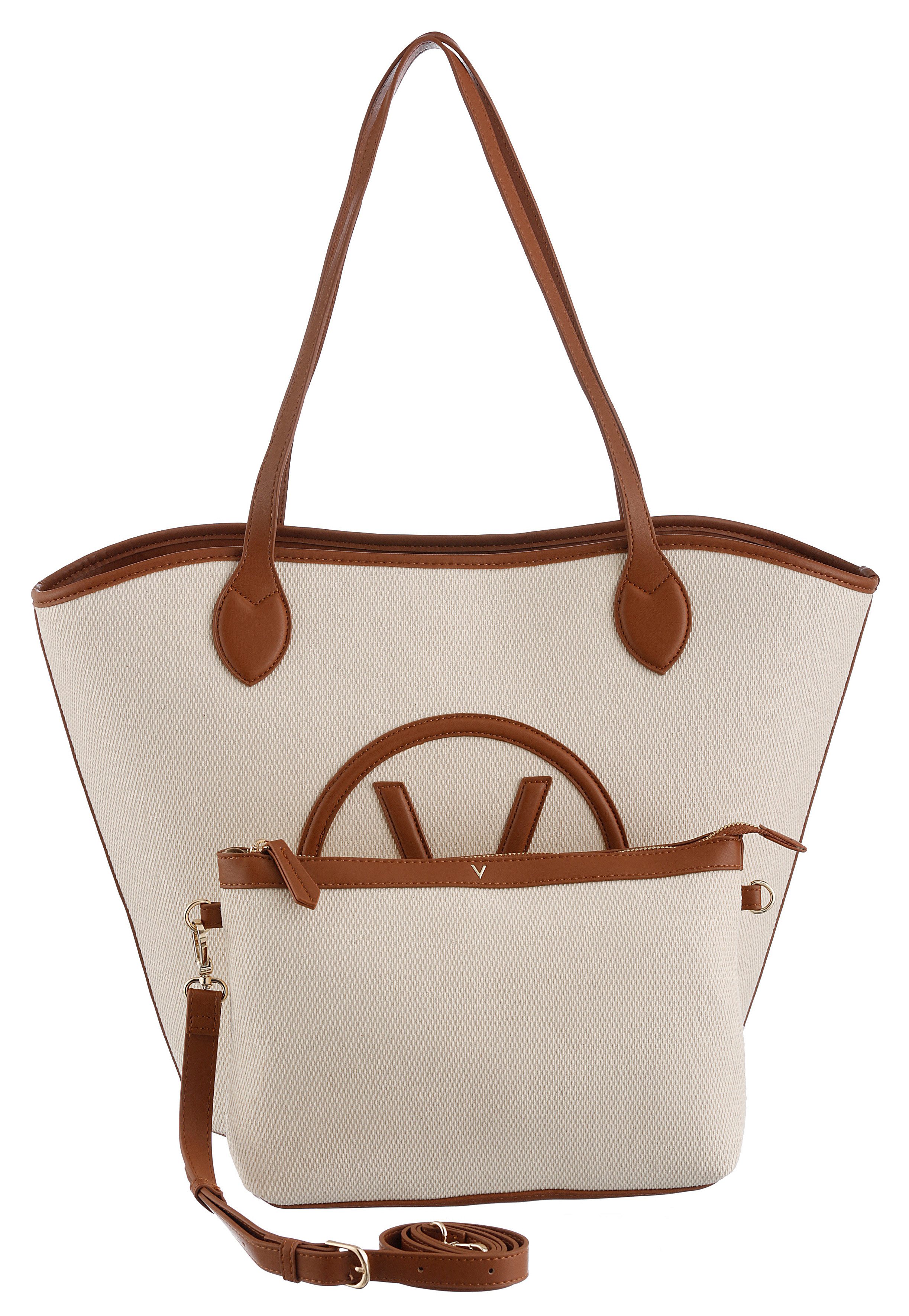 VALENTINO BAGS Shopper SHOPPING COVENT (Set, 2-tlg), Henkeltasche, Handtasche Damen, Schultertasche
