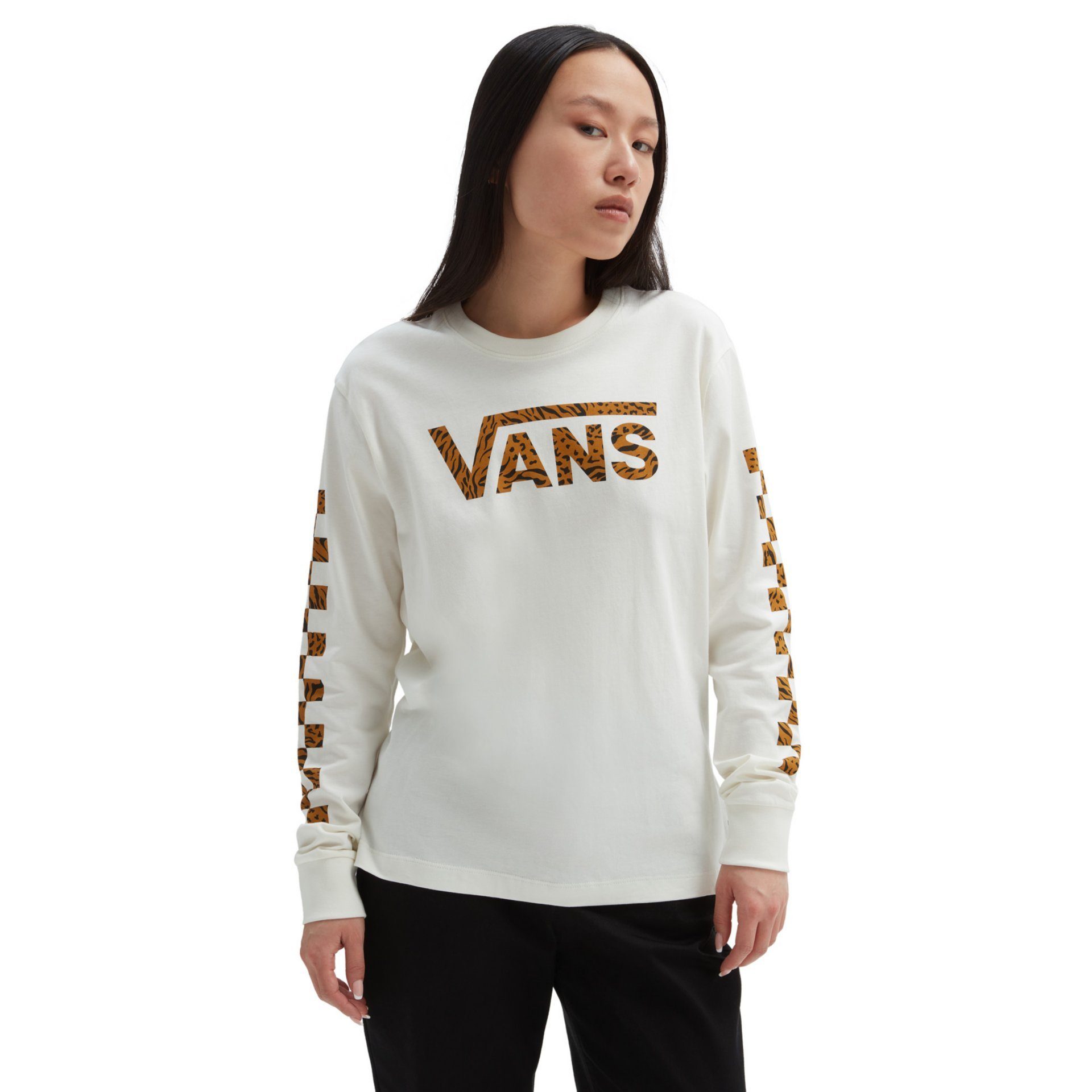 Vans Langarmshirt ANIMASH DUSK DOWNER LS BFF Markenlabel mit