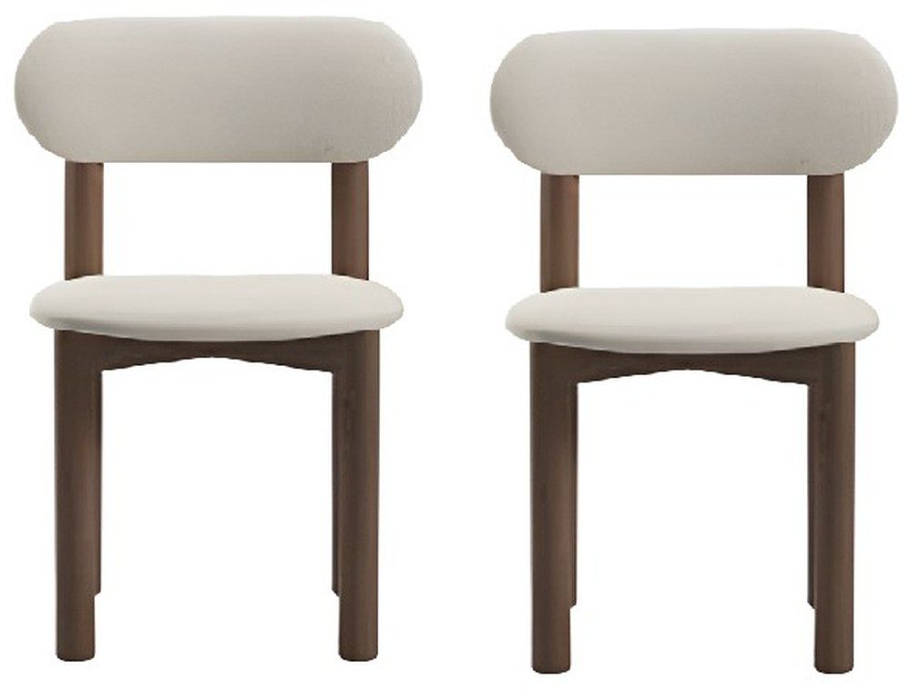 JVmoebel Esstisch Modernes braunes Esszimmer-Set aus Holz mit komfortablen Stühlen (Packung, 1-St., Tisch)