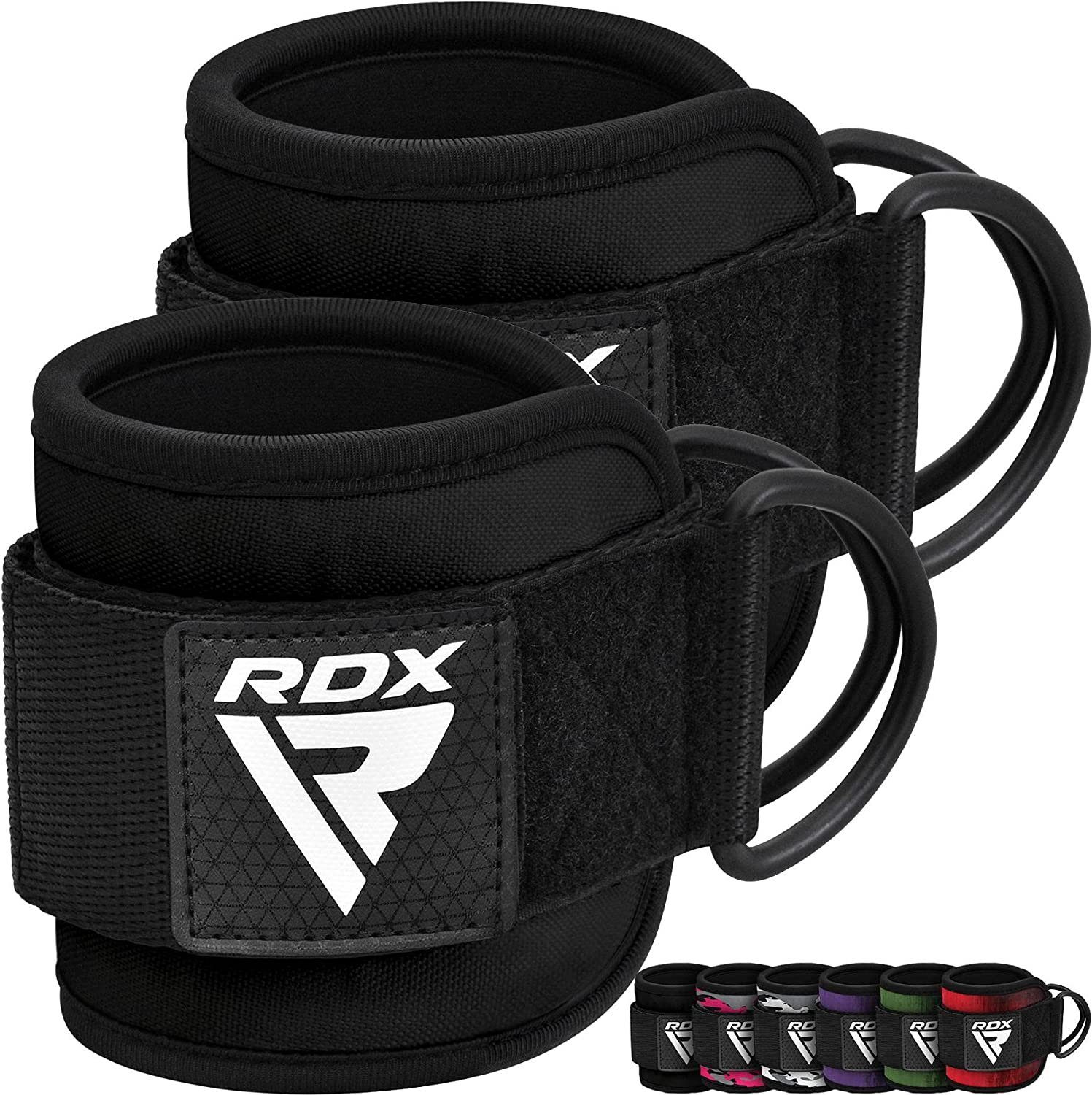 RDX Sprunggelenkorthese RDX Fußschlaufen Cable Pull gepolstert mit 2 D-Ring - Knöchelschlaufen