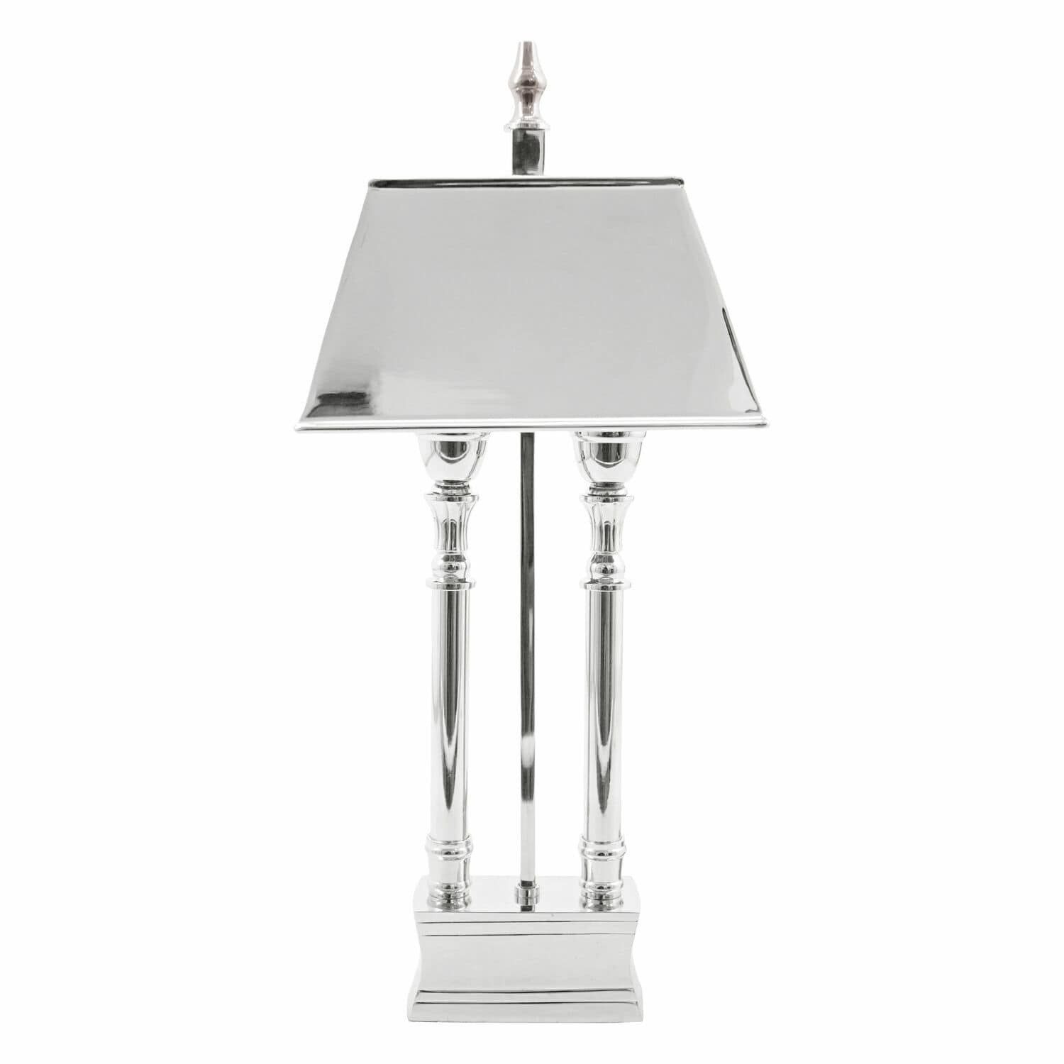 Mirabeau Tischleuchte Tischlampe Pantin silber günstig online kaufen