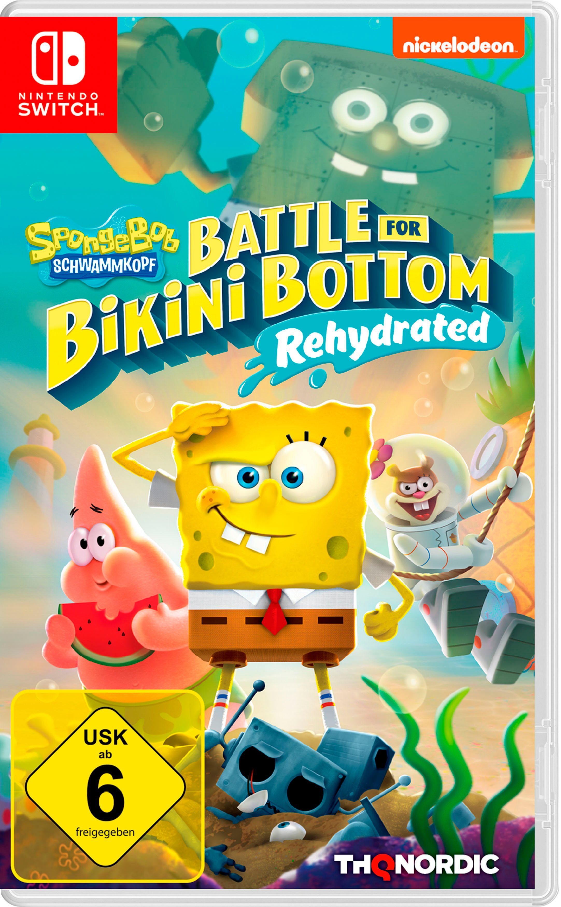 For Spongebob Schwammkopf: Switch Rehydrated Battle Switch Nordic Nintendo THQ Bikini Bottom -