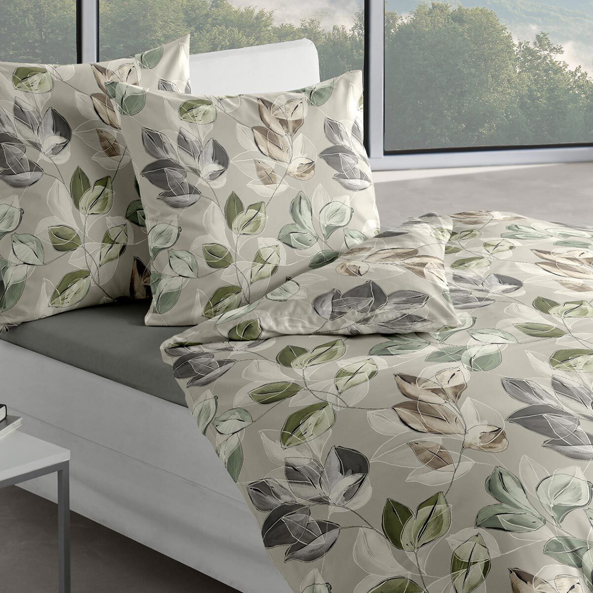 TRAUMSCHLAF Bettwäsche Westland, Biber, 2 teilig, Winterbettwäsche in warme günstig online kaufen