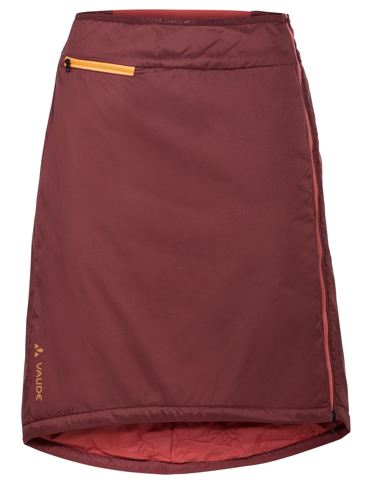 VAUDE Wo Sesvenna Reversible Skirt II Damen Wenderock Skitouren Rock Schwarz/wei