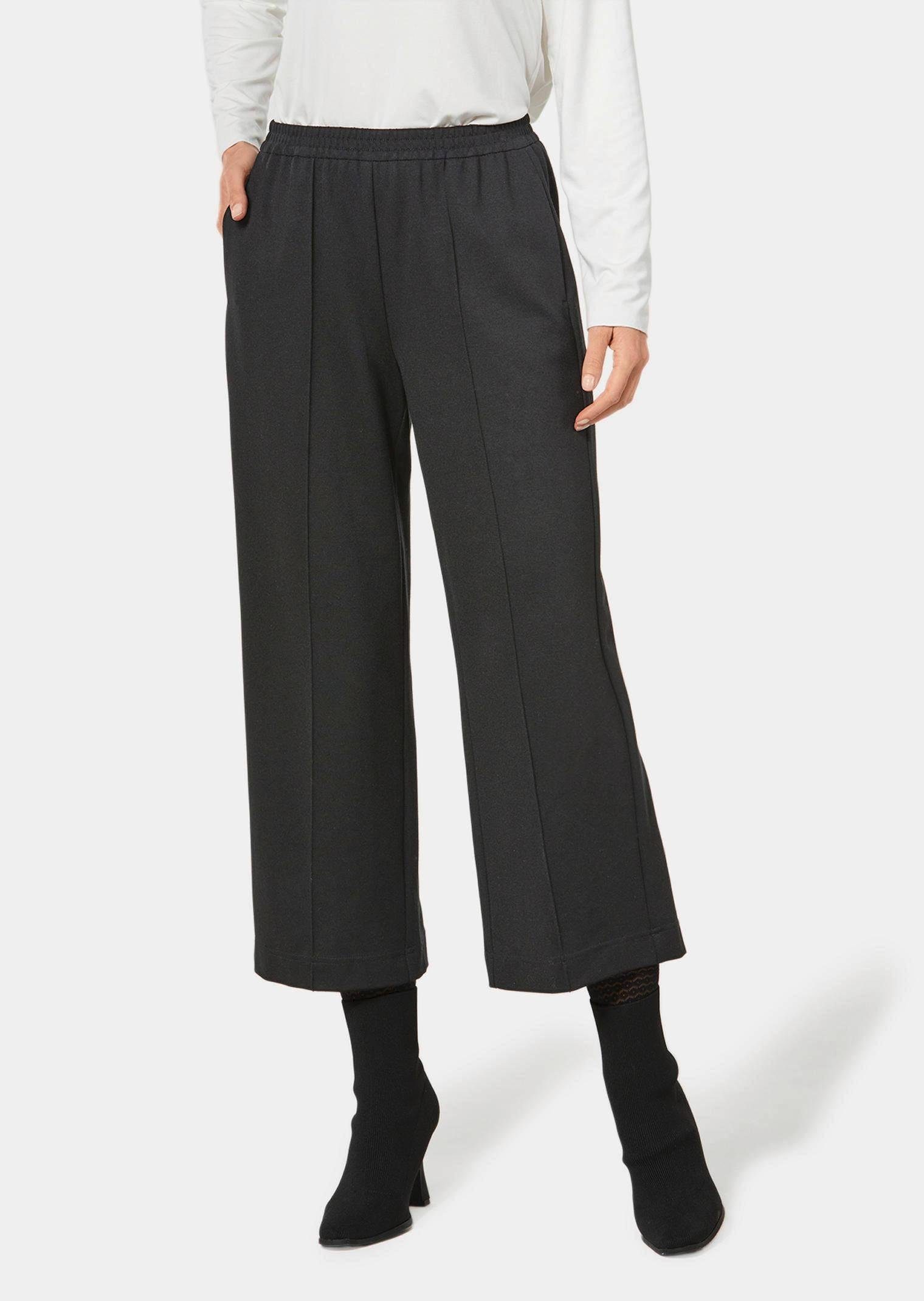 GOLDNER 7/8-Caprijeans Verkürzte Jersey-Hose VERA mit günstig online kaufen