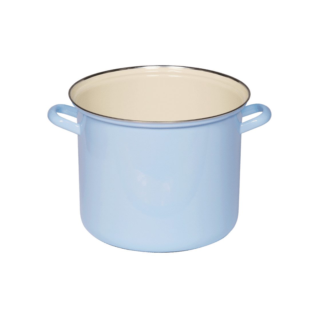 Kochtopf CLASSIC Pastell Topf mit Chromrand 8 l