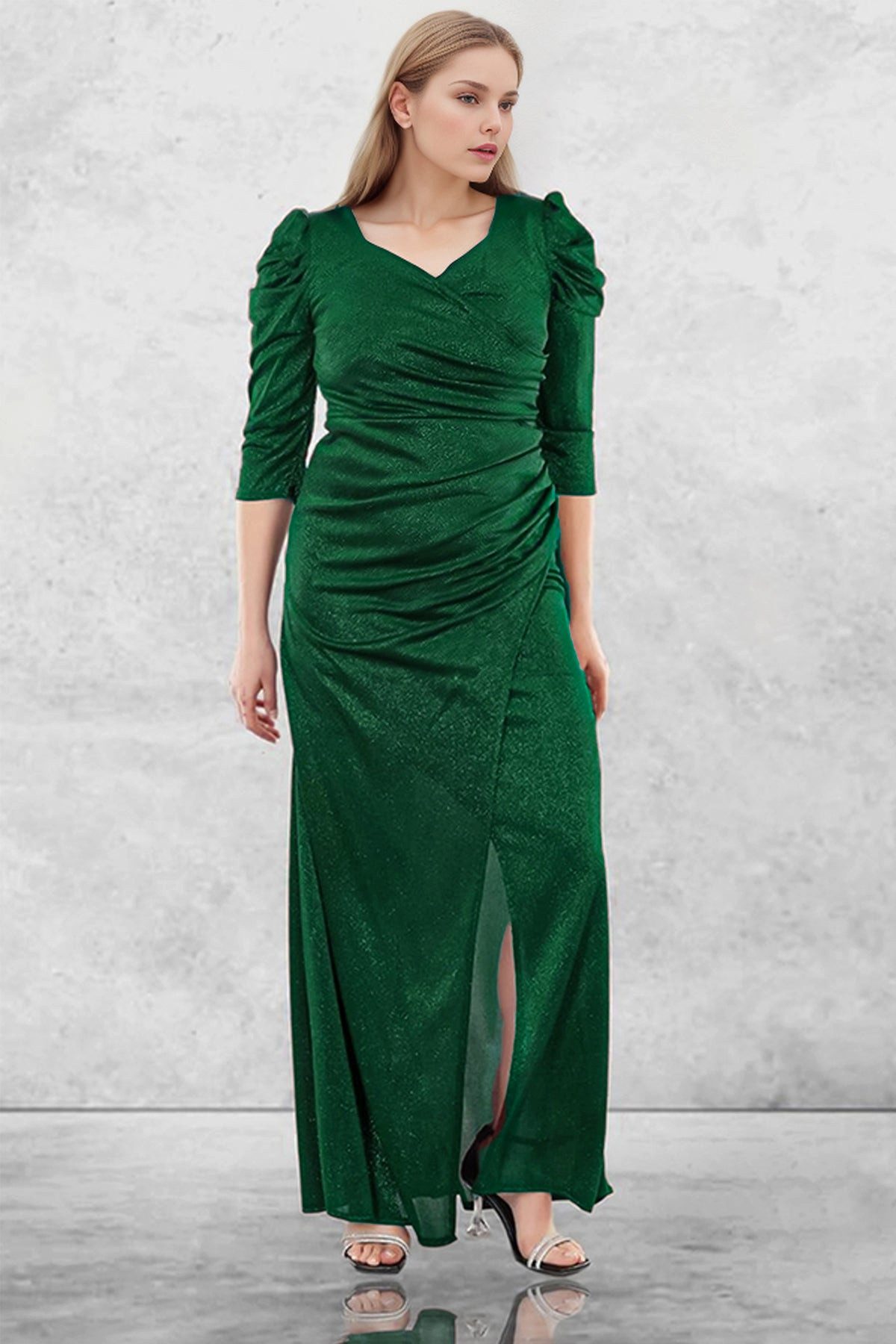 Modabout Abendkleid Langes Maxikleid Hochzeitskleid Für Damen - NELB0553D9803YŞL (1-tlg)