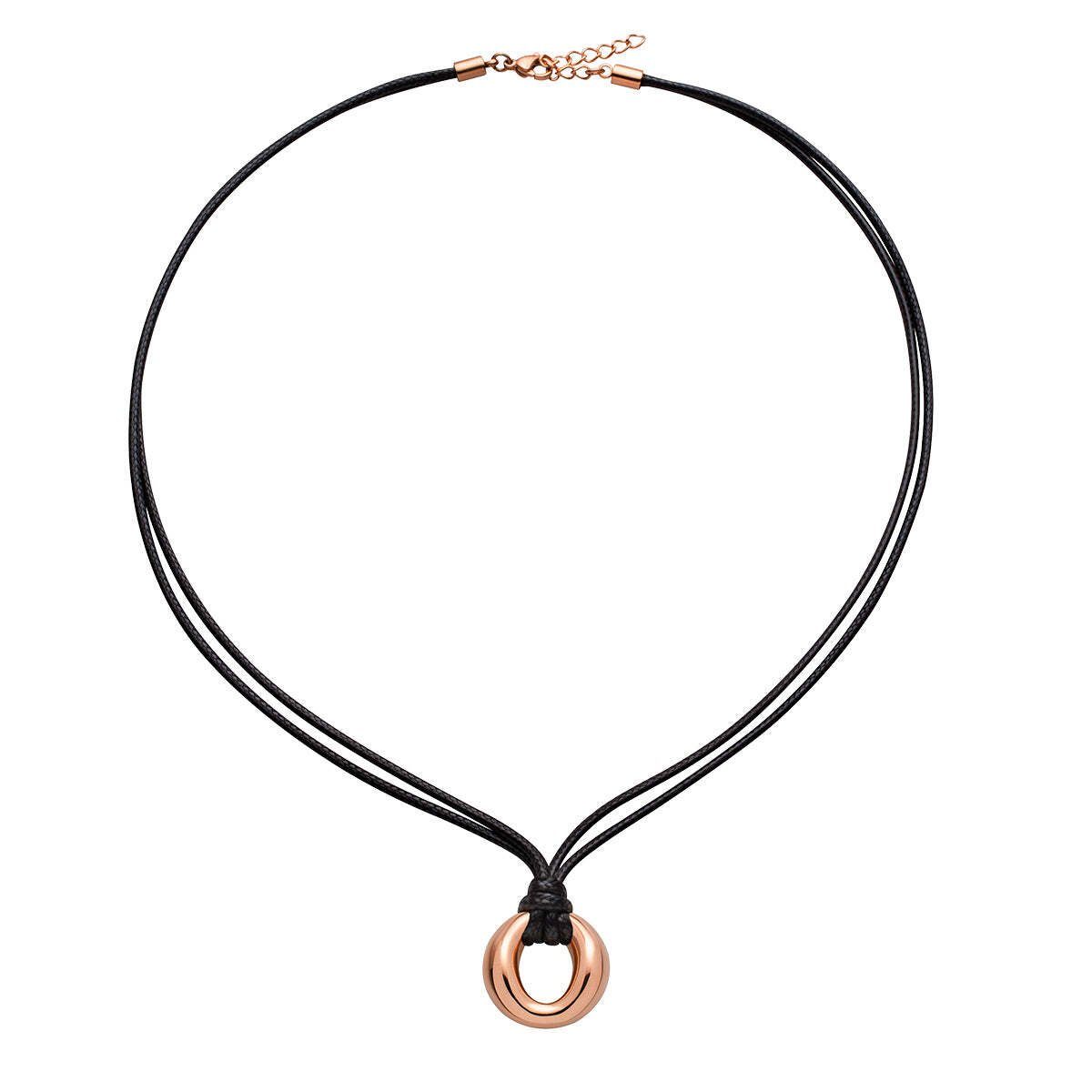 M&M Kette mit Anhänger Halskette Damen silber mit Anhänger Pure Volume (1-tlg), deutsche Qualität, inkl. edles Schmucketui